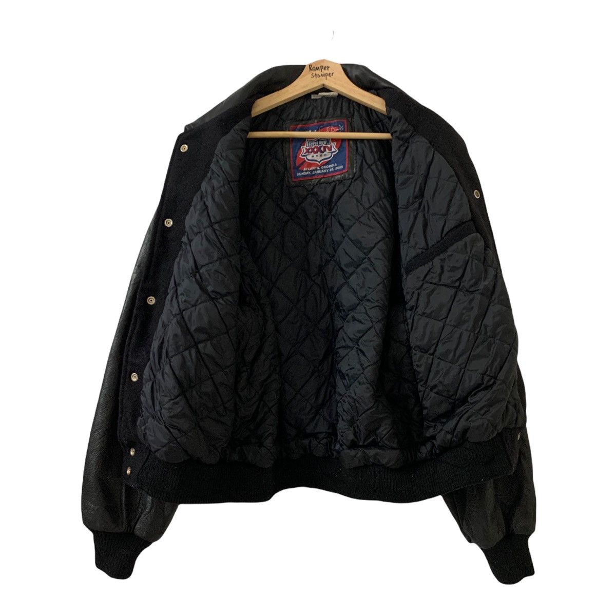 Vintage Vintage Super Bowl Champion Wool Leather Varsity Jacket Size US M / EU 48-50 / 2 - 9 Thumbnail