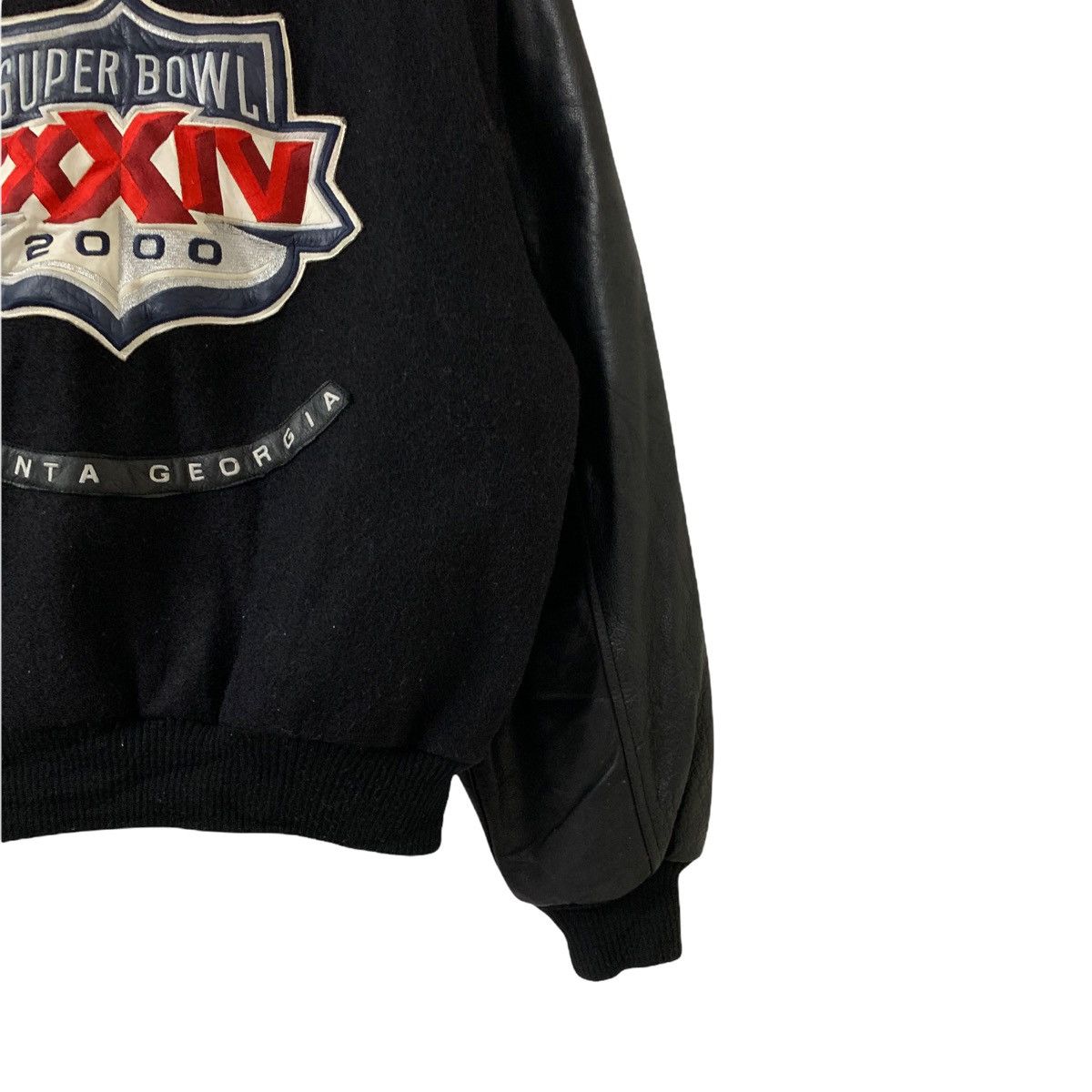 Vintage Vintage Super Bowl Champion Wool Leather Varsity Jacket Size US M / EU 48-50 / 2 - 8 Thumbnail