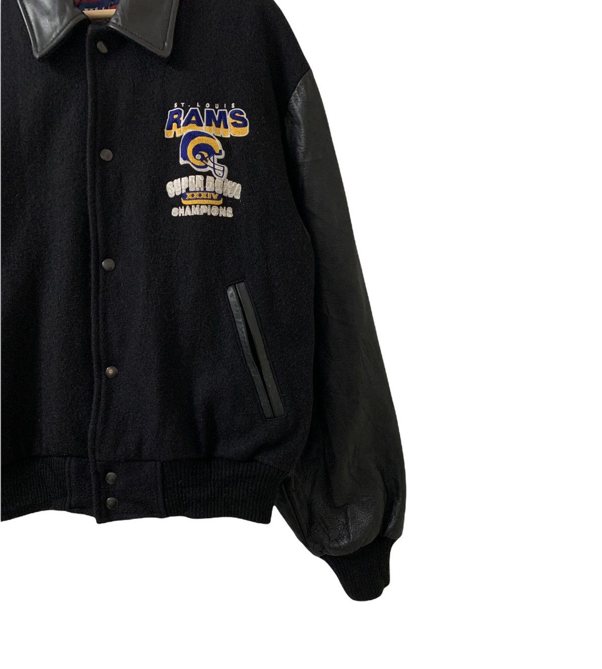 Vintage Vintage Super Bowl Champion Wool Leather Varsity Jacket Size US M / EU 48-50 / 2 - 6 Thumbnail