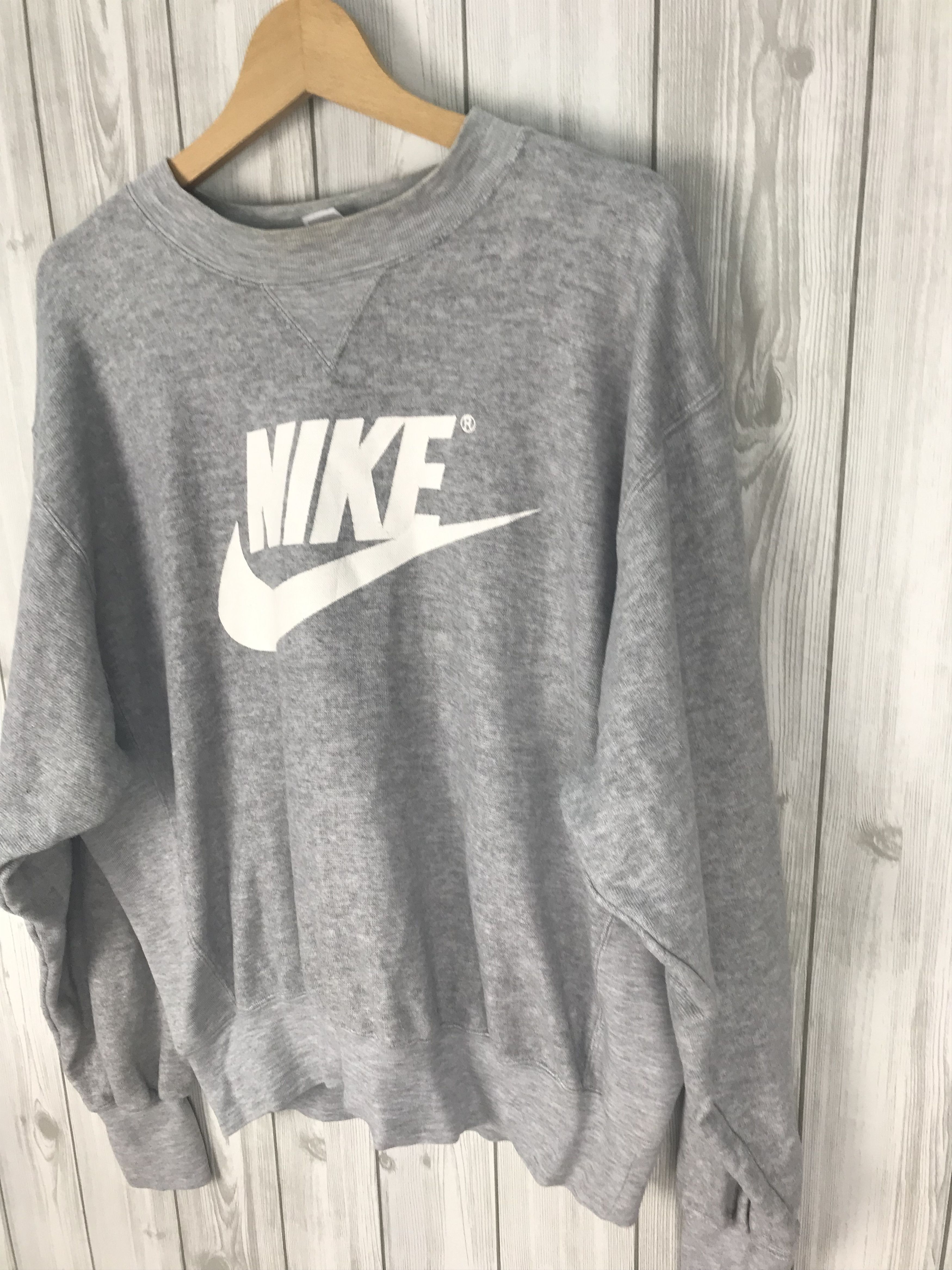 Nike Vintage 90s NIKE SILVER TAG Swoosh Sweatshirt Size US L / EU 52-54 / 3 - 5 Thumbnail