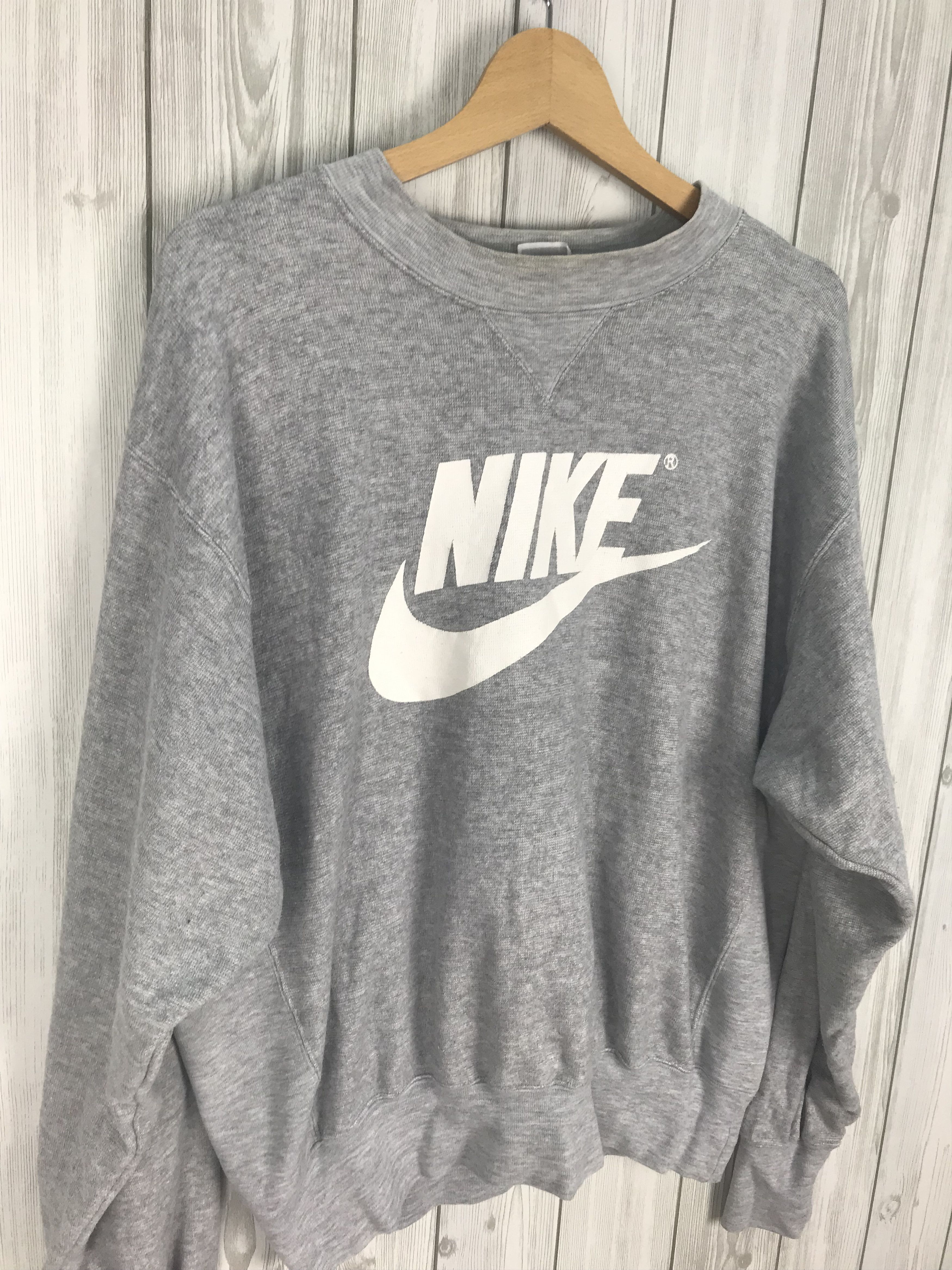 Nike Vintage 90s NIKE SILVER TAG Swoosh Sweatshirt Size US L / EU 52-54 / 3 - 4 Thumbnail