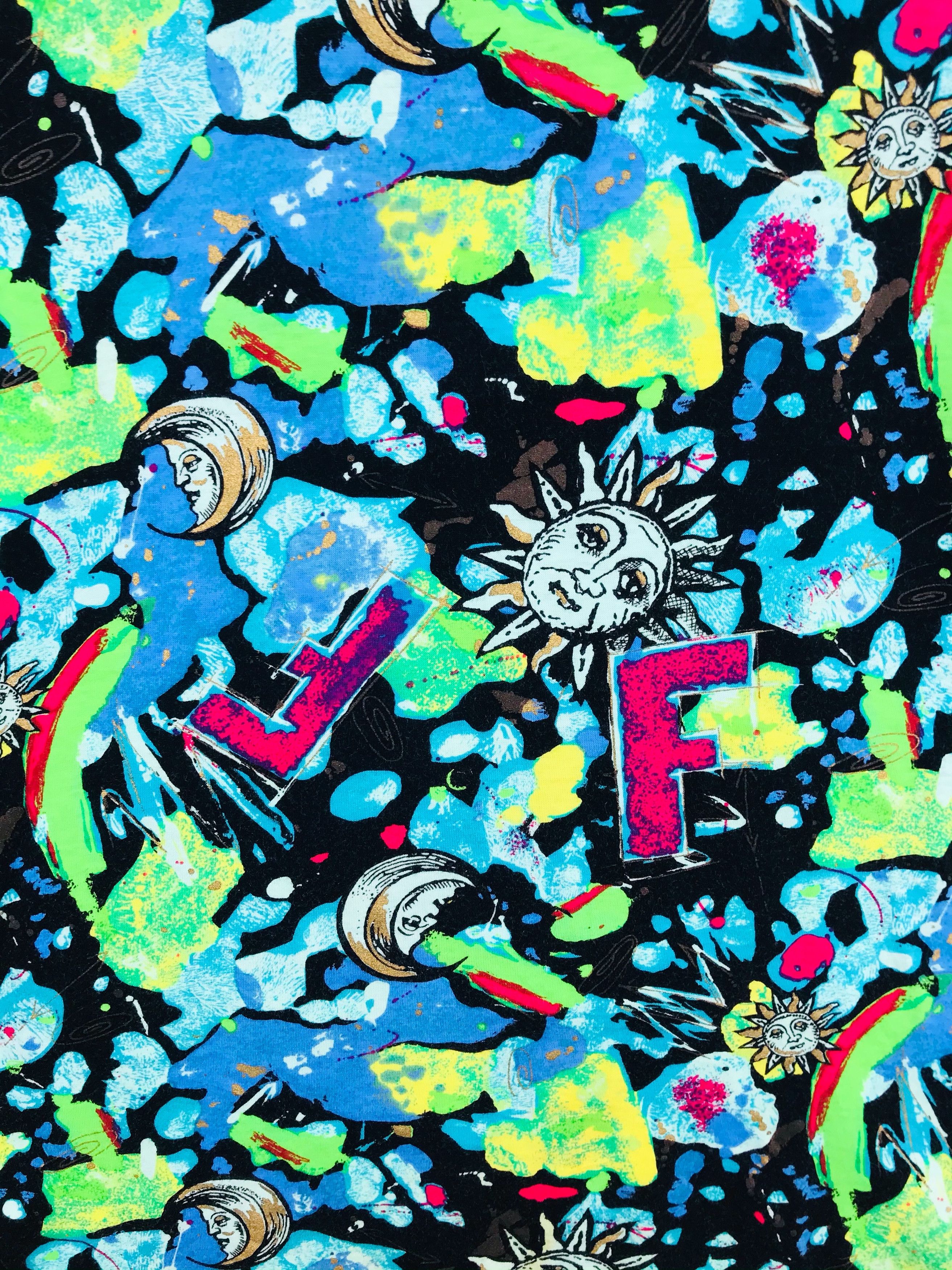 Yoshiyuki Konishi FICCE YOSHIYUKI KONISHI Moon & Sun Psychedelic Fullprint Size US M / EU 48-50 / 2 - 5 Thumbnail
