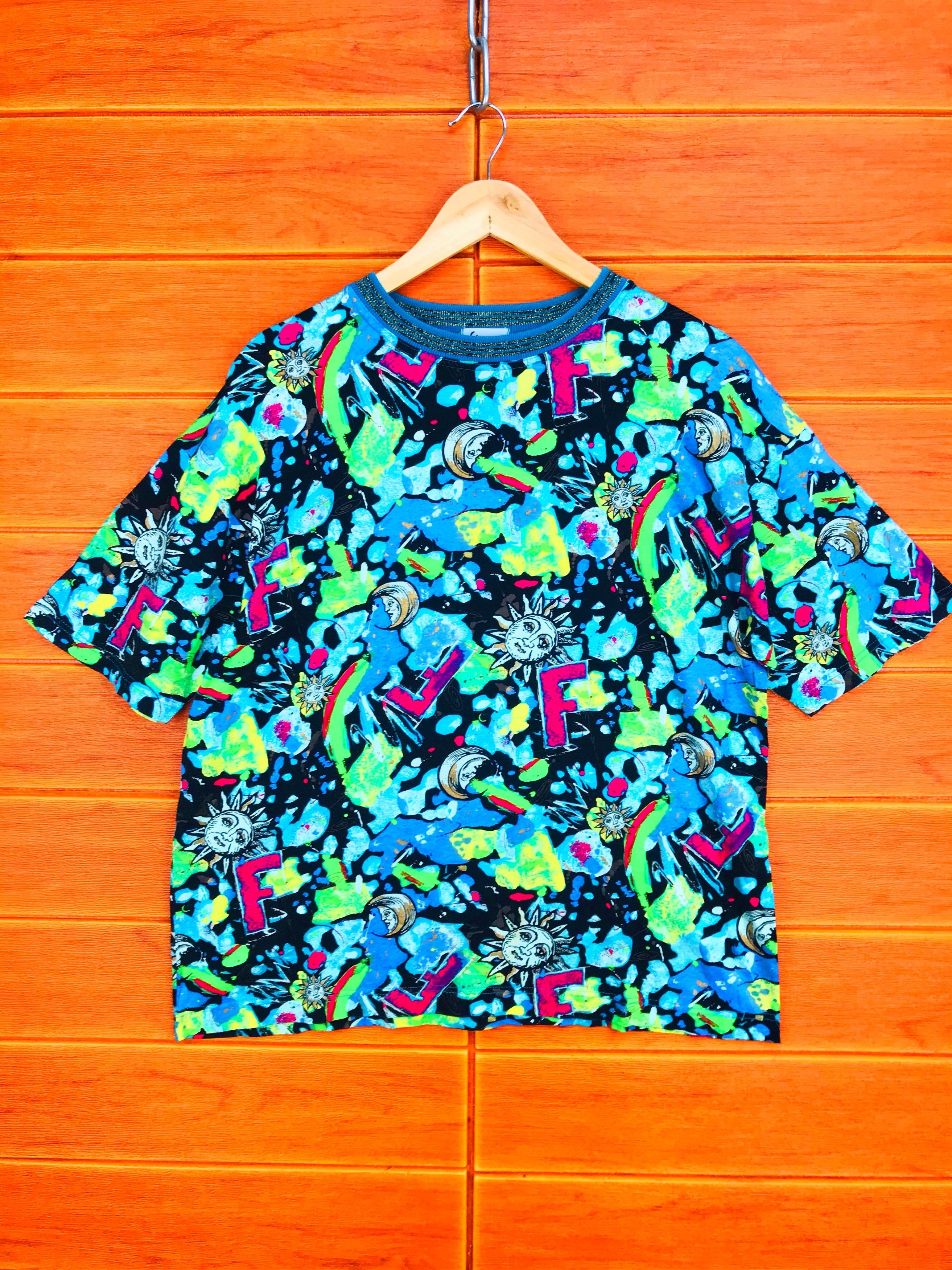 Yoshiyuki Konishi FICCE YOSHIYUKI KONISHI Moon & Sun Psychedelic Fullprint Size US M / EU 48-50 / 2 - 2 Thumbnail