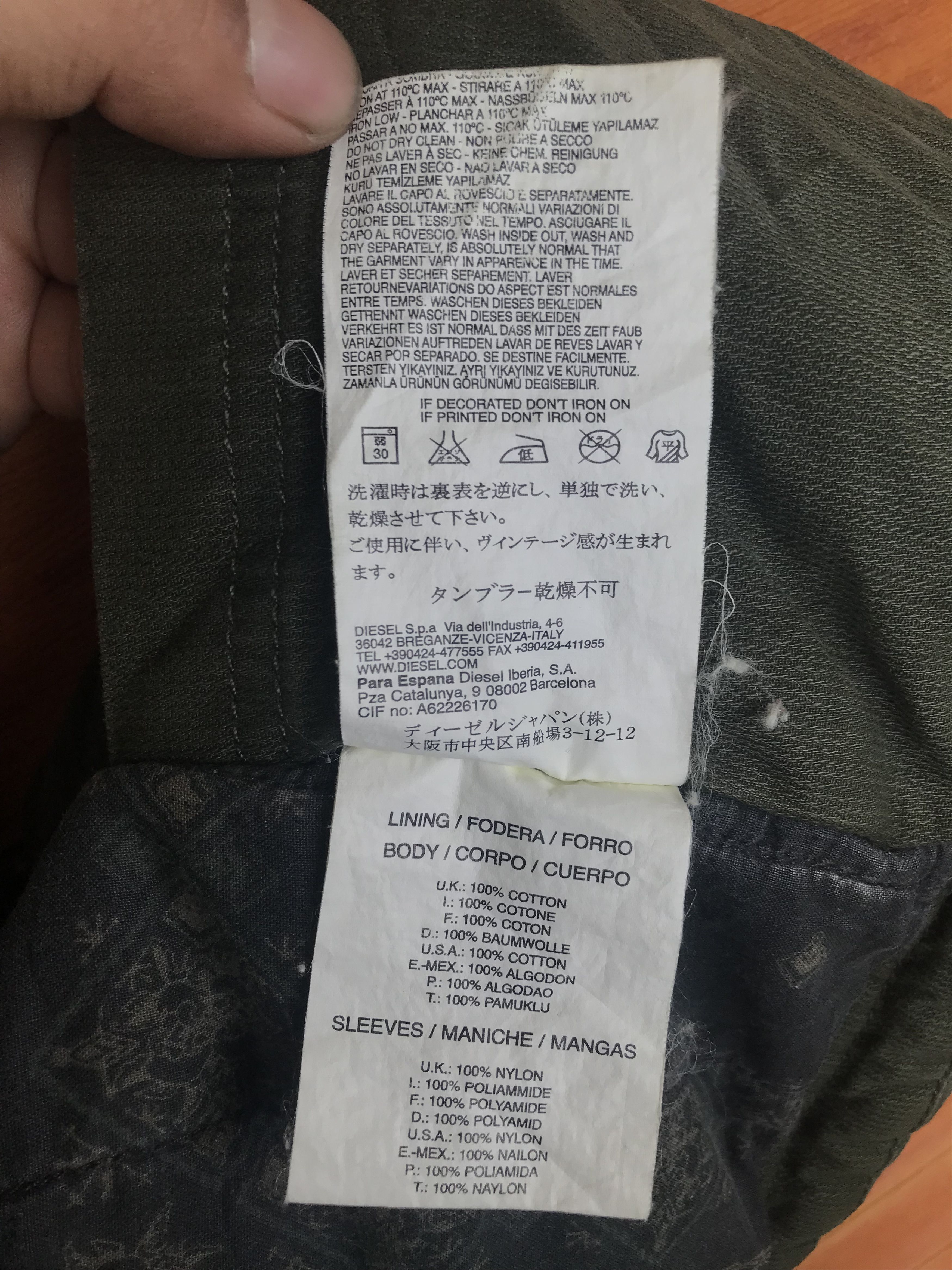 Diesel DIESEL Paisley OG Military Tactical Jacket Y2k Streetwear Size US L / EU 52-54 / 3 - 17 Thumbnail