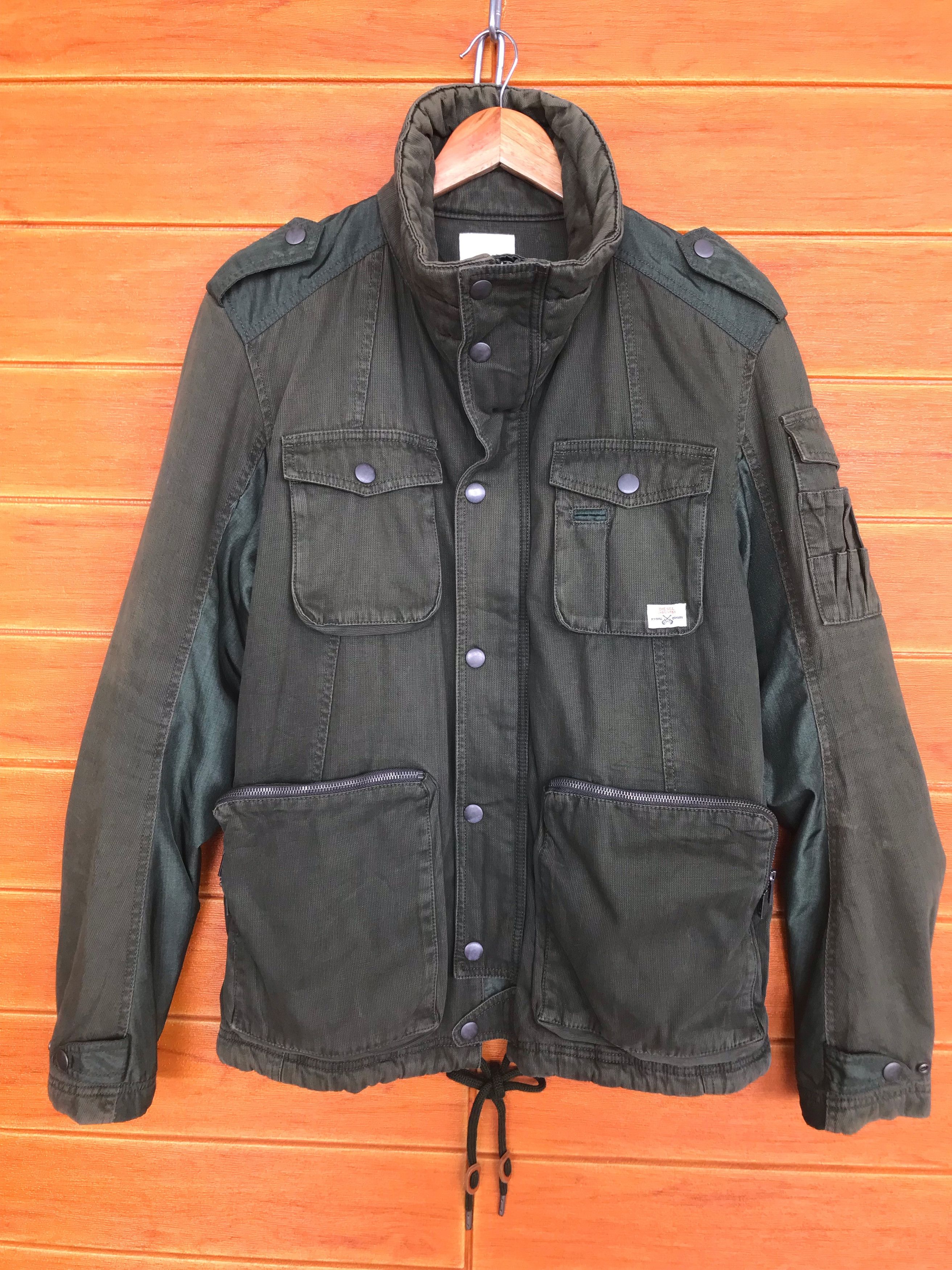 Diesel DIESEL Paisley OG Military Tactical Jacket Y2k Streetwear Size US L / EU 52-54 / 3 - 2 Thumbnail