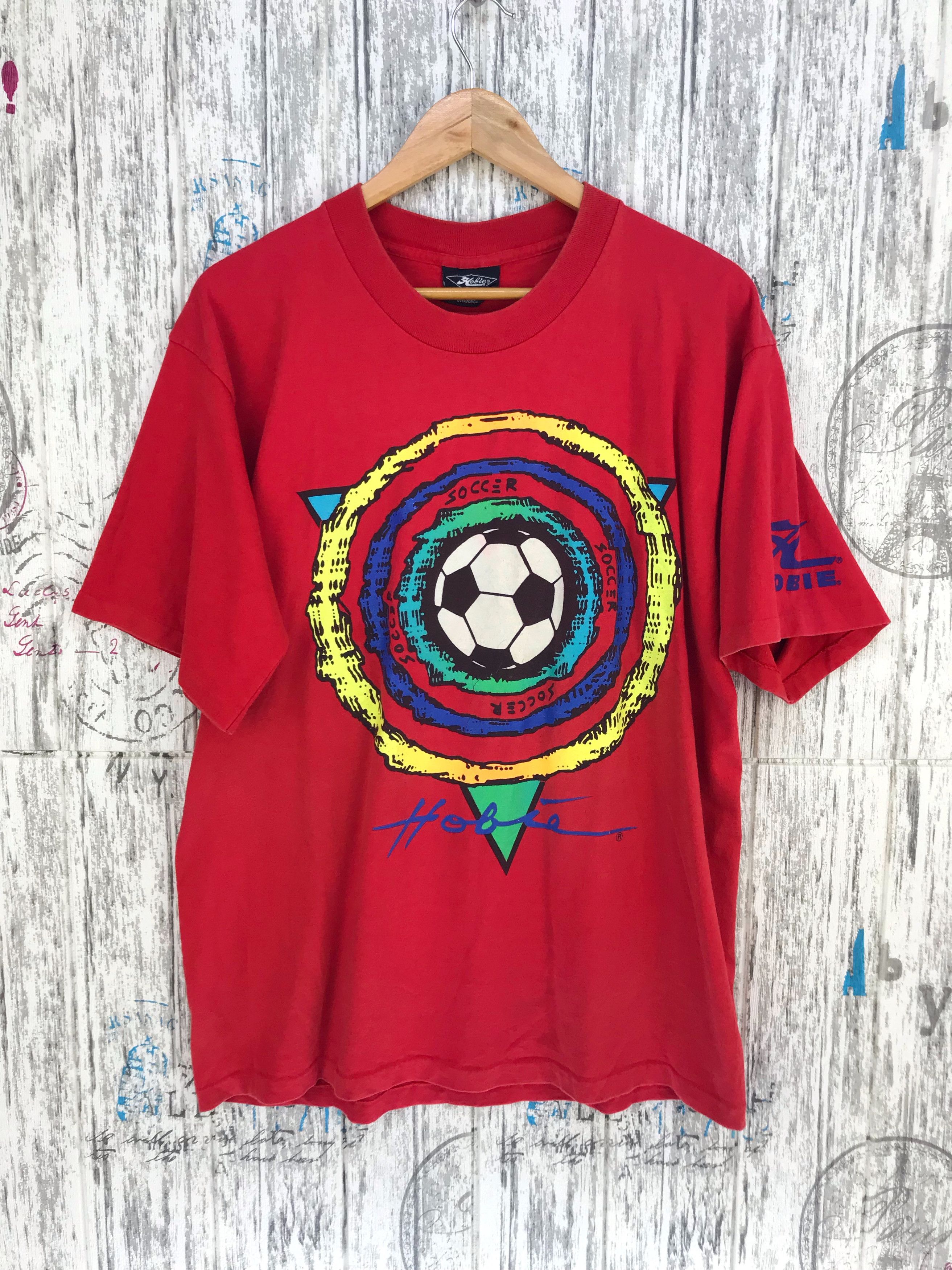 Vintage Vintage HOBIE Soccer Shirt Size US L / EU 52-54 / 3 - 2 Thumbnail