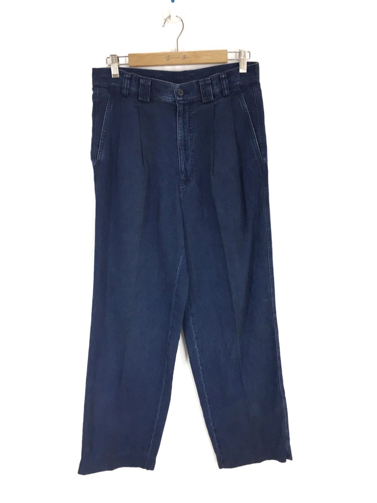 MCM Vintage MCM Embroidered Back Pocket Baggy Denim Pants Size US 30 / EU 46 - 6 Thumbnail