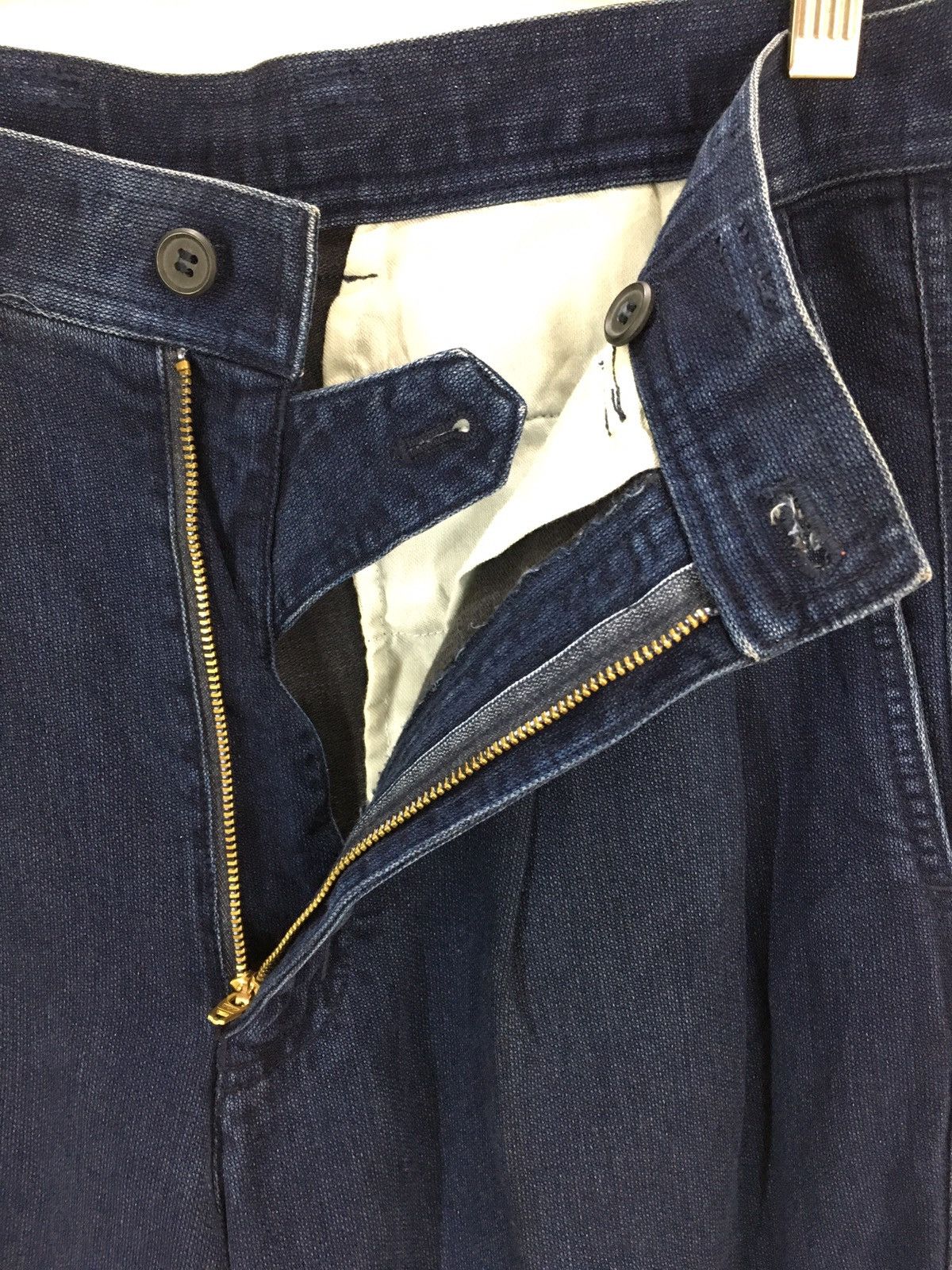 MCM Vintage MCM Embroidered Back Pocket Baggy Denim Pants Size US 30 / EU 46 - 10 Thumbnail
