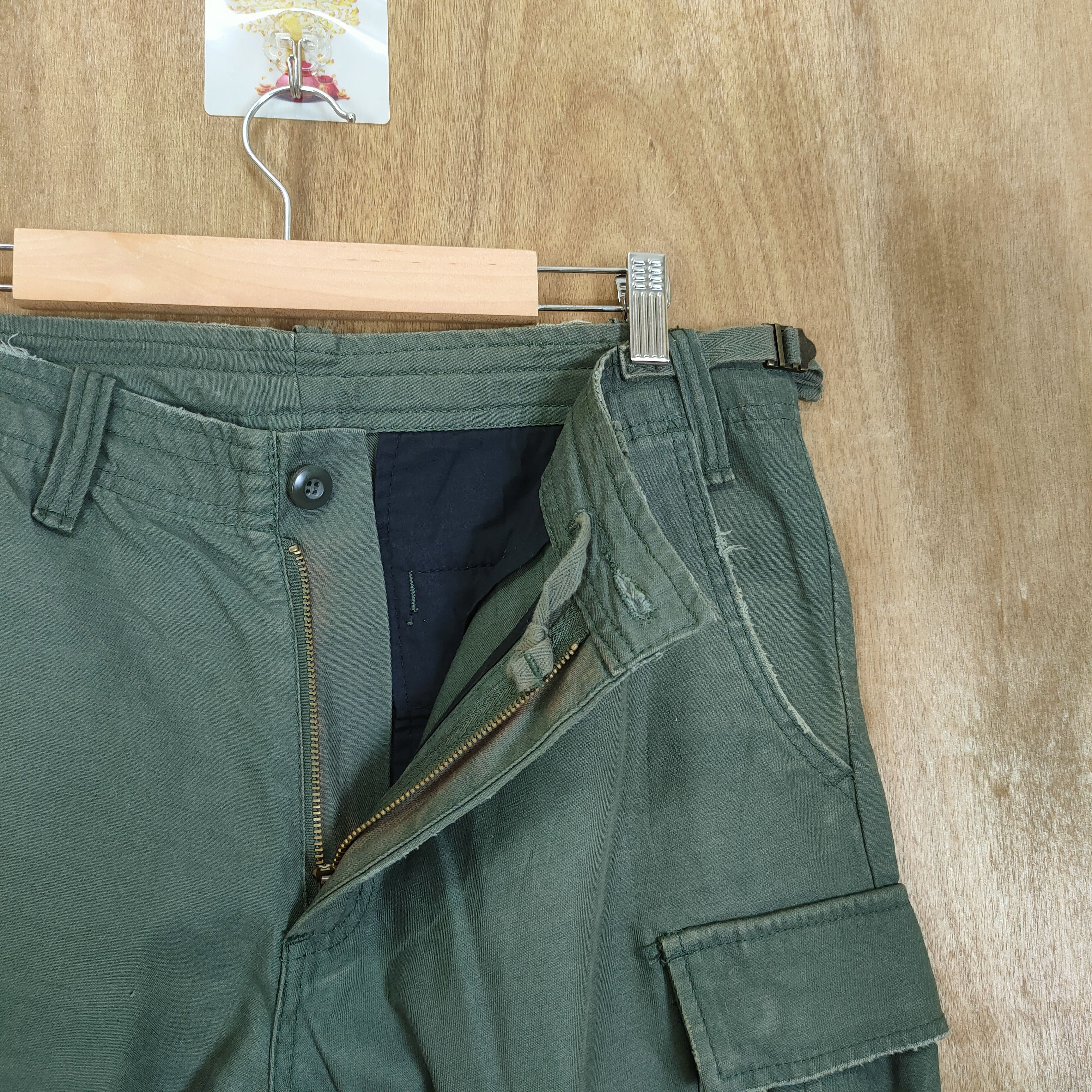 Japanese Brand × Vintage VINTAGE JAPANESE FADED GREEN BONDAGE CARGO PANT Size US 33 - 7 Thumbnail