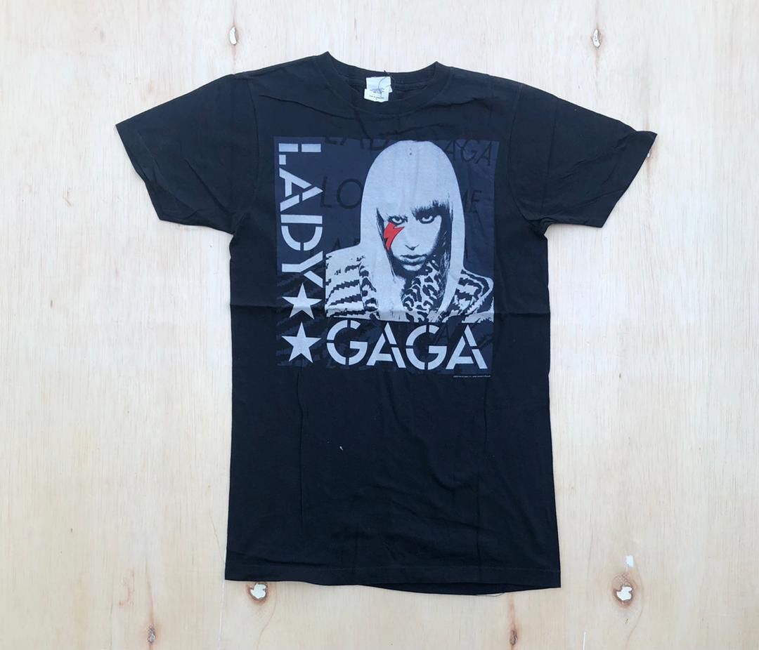 image of Band Tees x Vintage Tee A36 Lady Gaga in Black, Men's (Size Small)