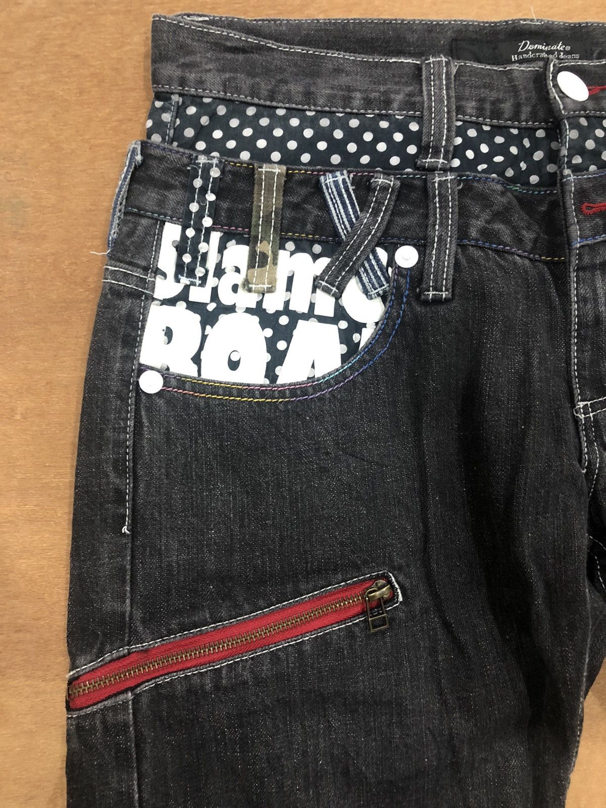 Designer × Japanese Brand Dominate Handcrafted Jeans RARE Size US 33 - 2 Thumbnail