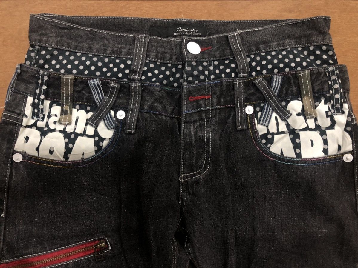Designer × Japanese Brand Dominate Handcrafted Jeans RARE Size US 33 - 4 Thumbnail