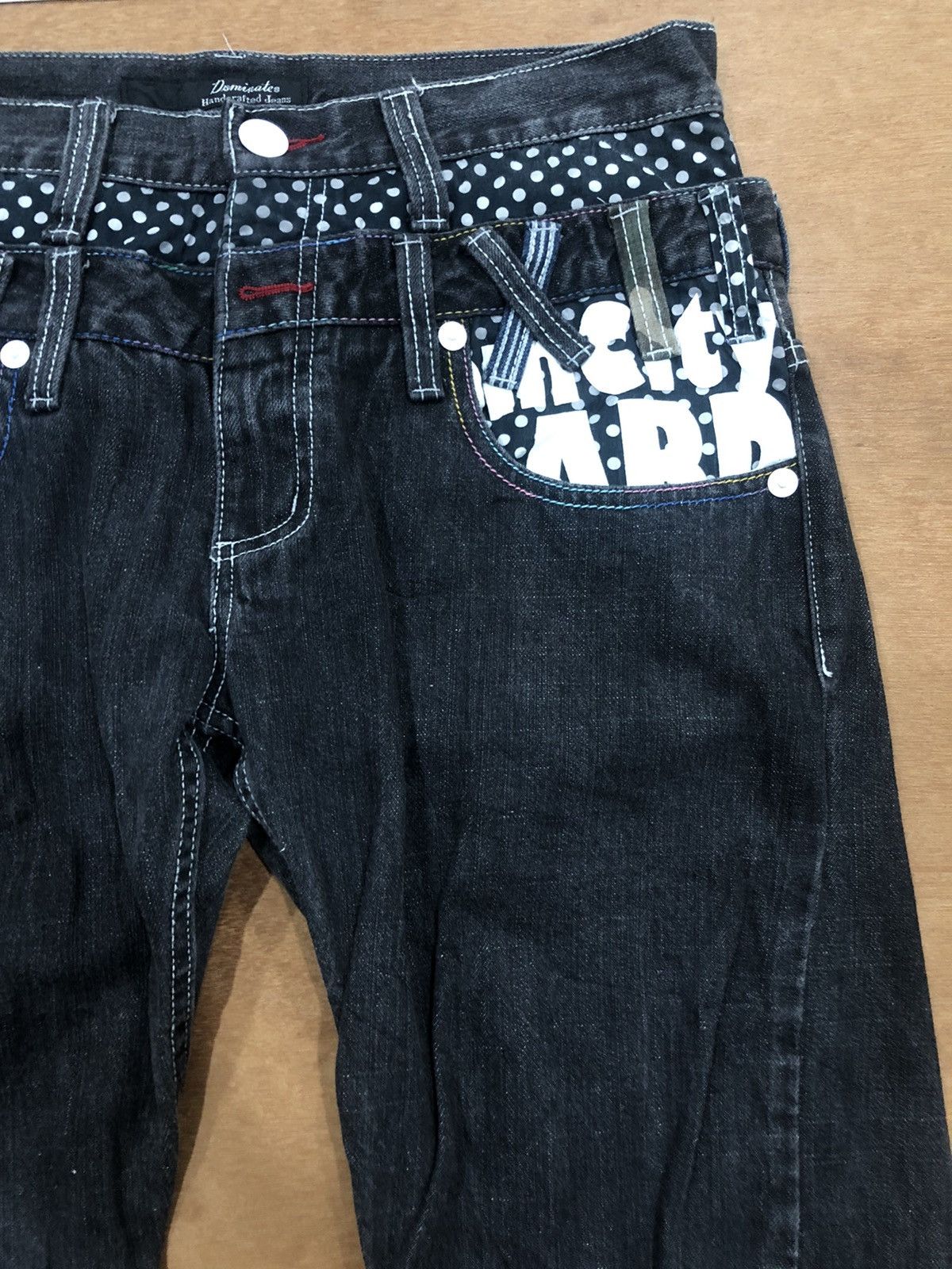 Designer × Japanese Brand Dominate Handcrafted Jeans RARE Size US 33 - 3 Thumbnail