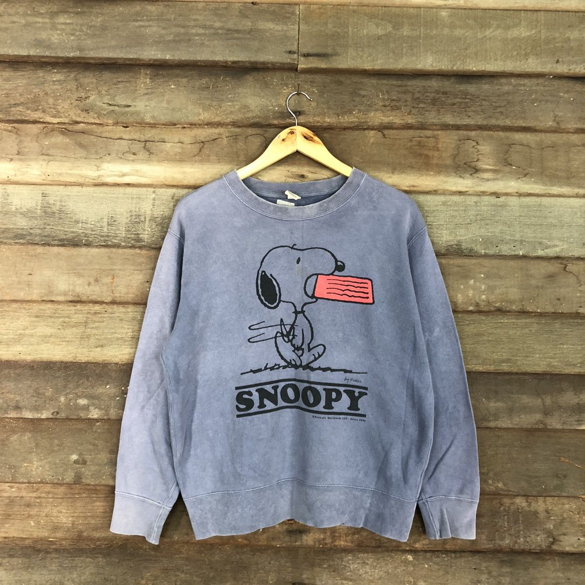 Faded Glory Uniqlo X Snoopy Grey Faded Sweatshirt #3167 Size US M / EU 48-50 / 2 - 1 Thumbnail