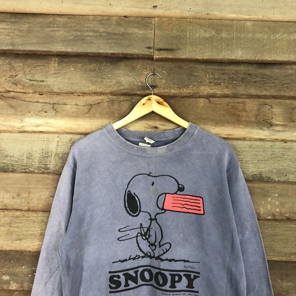 Faded Glory Uniqlo X Snoopy Grey Faded Sweatshirt #3167 Size US M / EU 48-50 / 2 - 2 Thumbnail