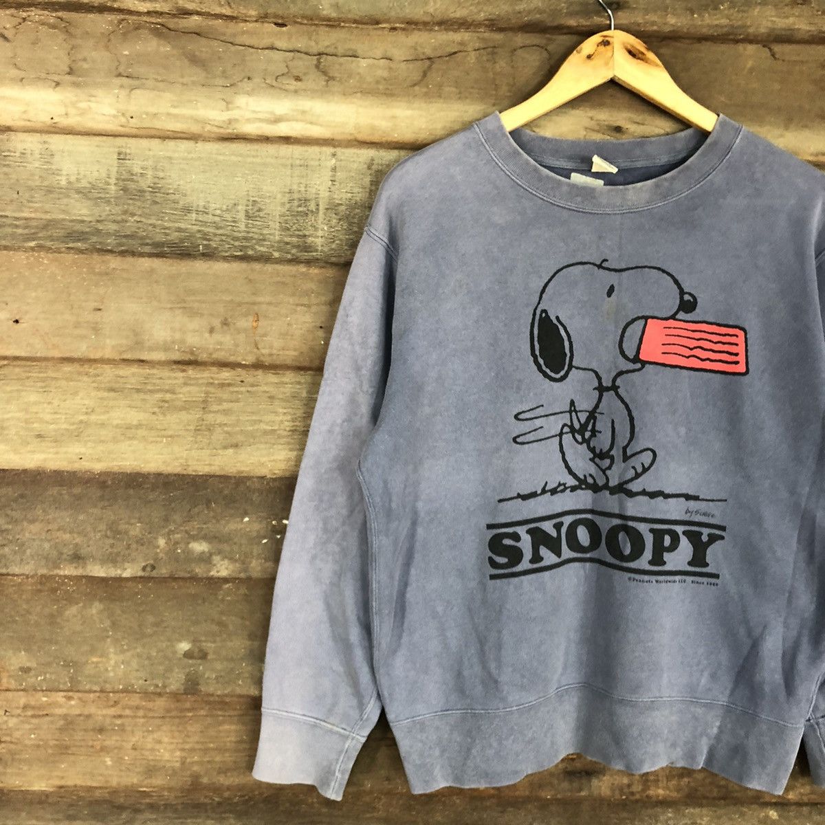 Faded Glory Uniqlo X Snoopy Grey Faded Sweatshirt #3167 Size US M / EU 48-50 / 2 - 7 Thumbnail