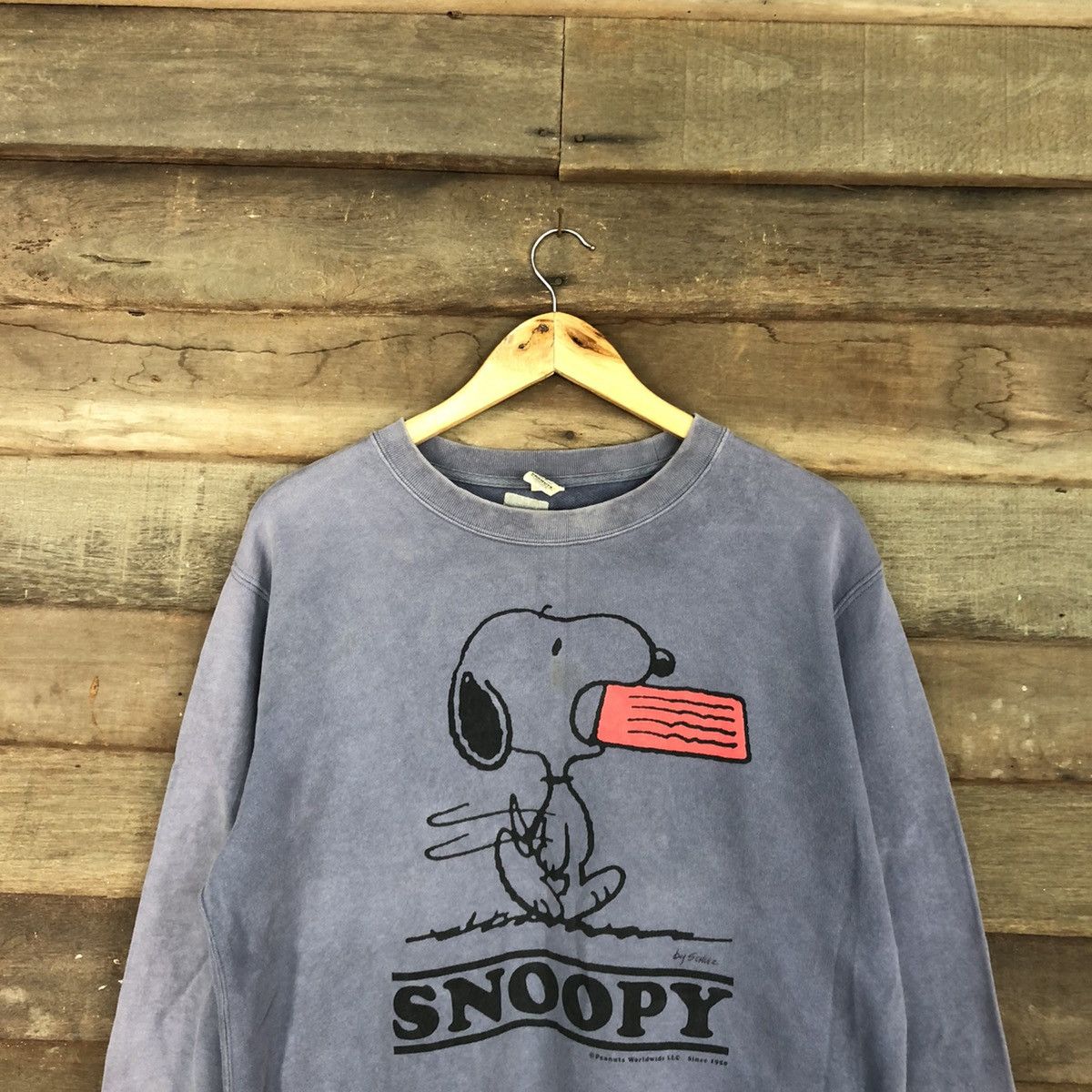 Faded Glory Uniqlo X Snoopy Grey Faded Sweatshirt #3167 Size US M / EU 48-50 / 2 - 9 Thumbnail