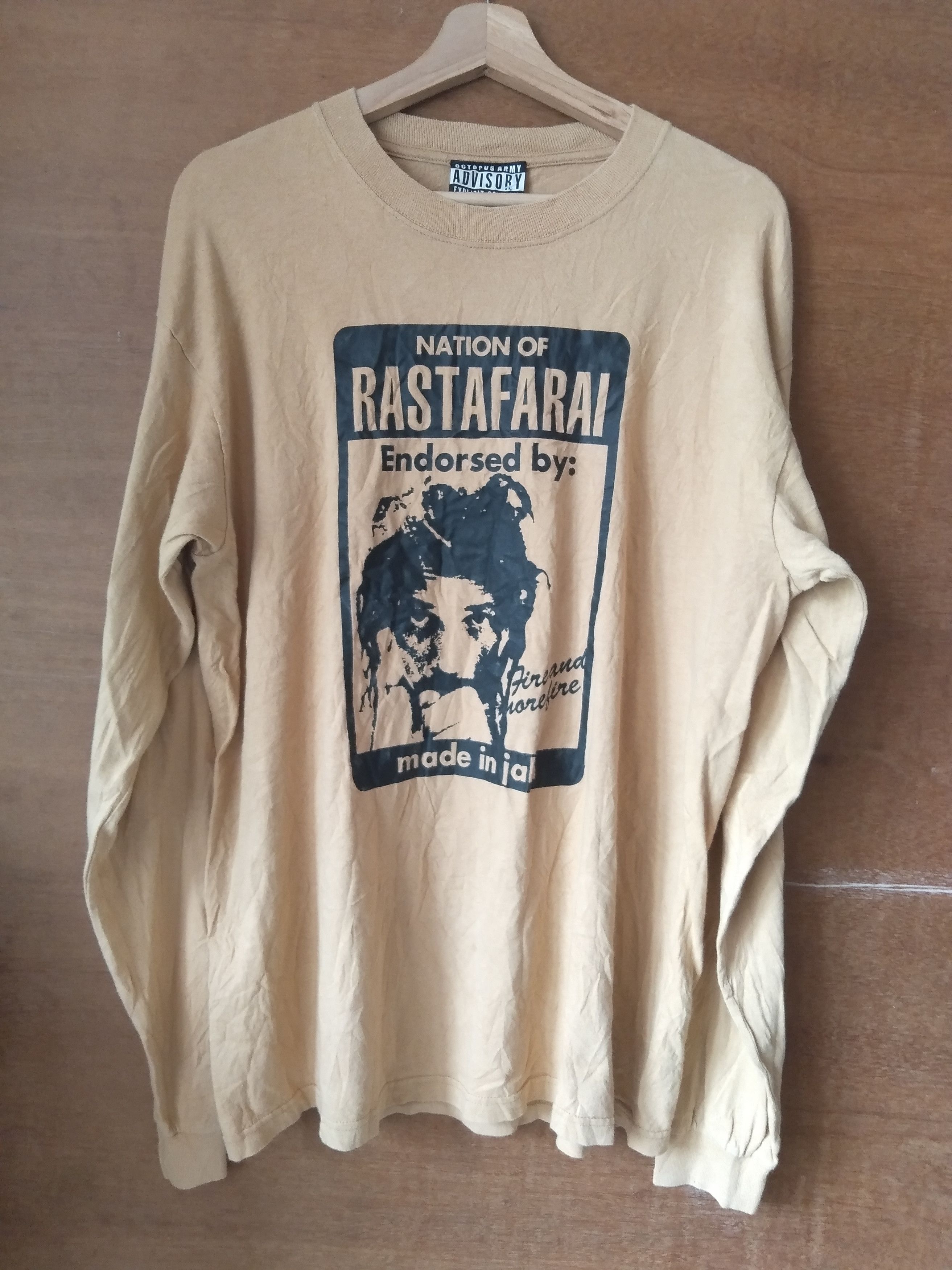 Rap Tees nation of rastafarai vd4 Size US XL / EU 56 / 4 - 1 Thumbnail