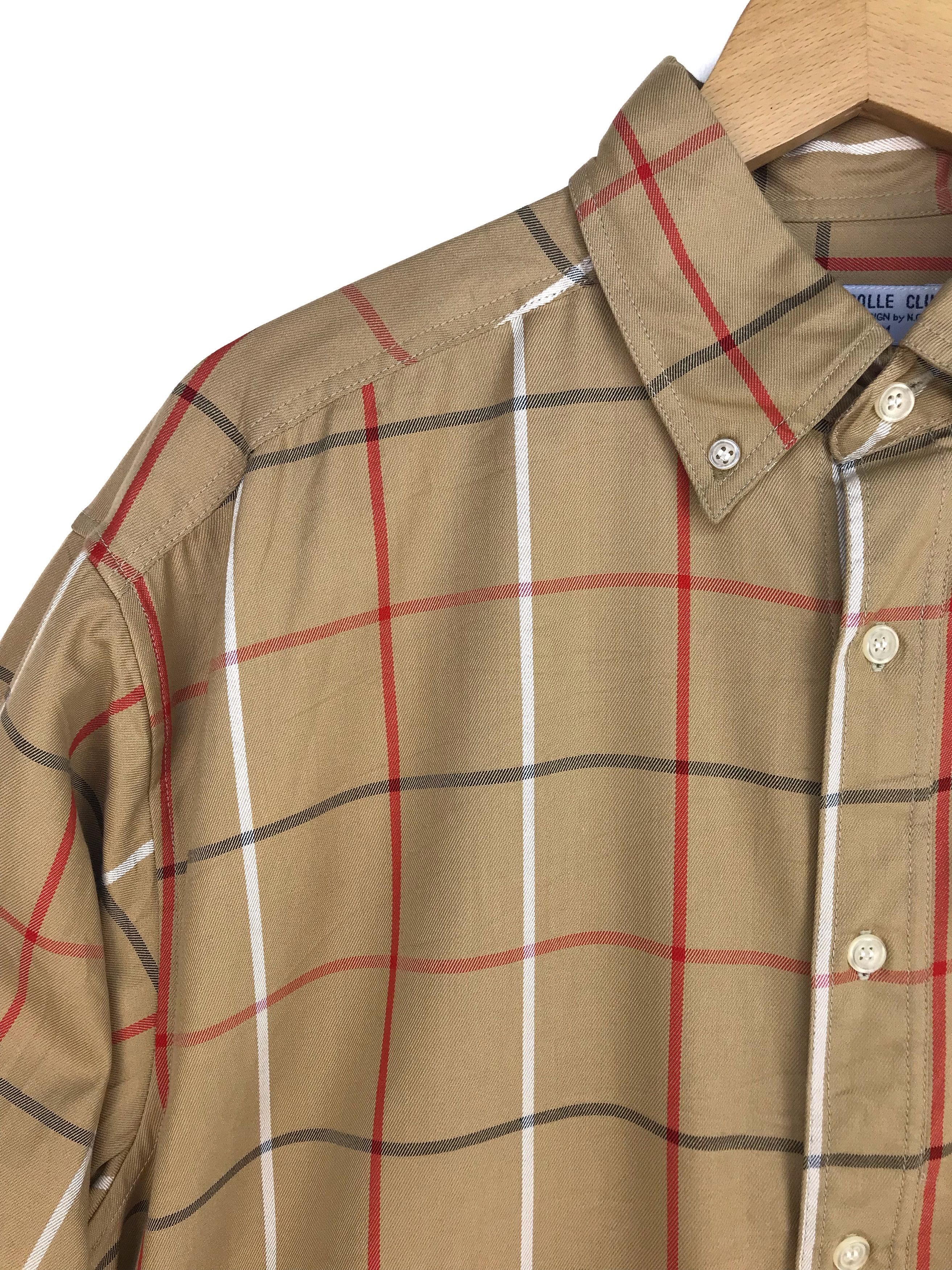 Nicole Club Vintage NICOLLE CLUB Checkered Button Down Shirt Size US L / EU 52-54 / 3 - 2 Thumbnail