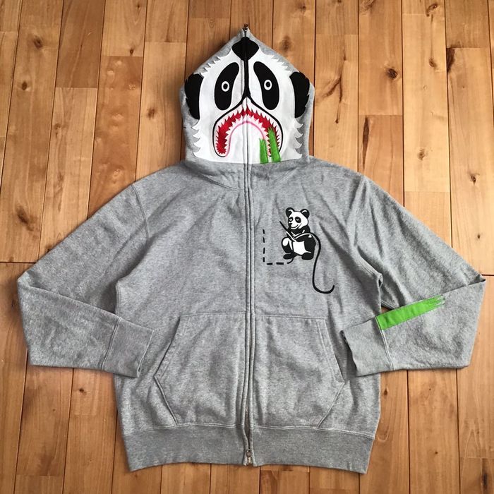 Bape panda full zip hoodie new arrivals