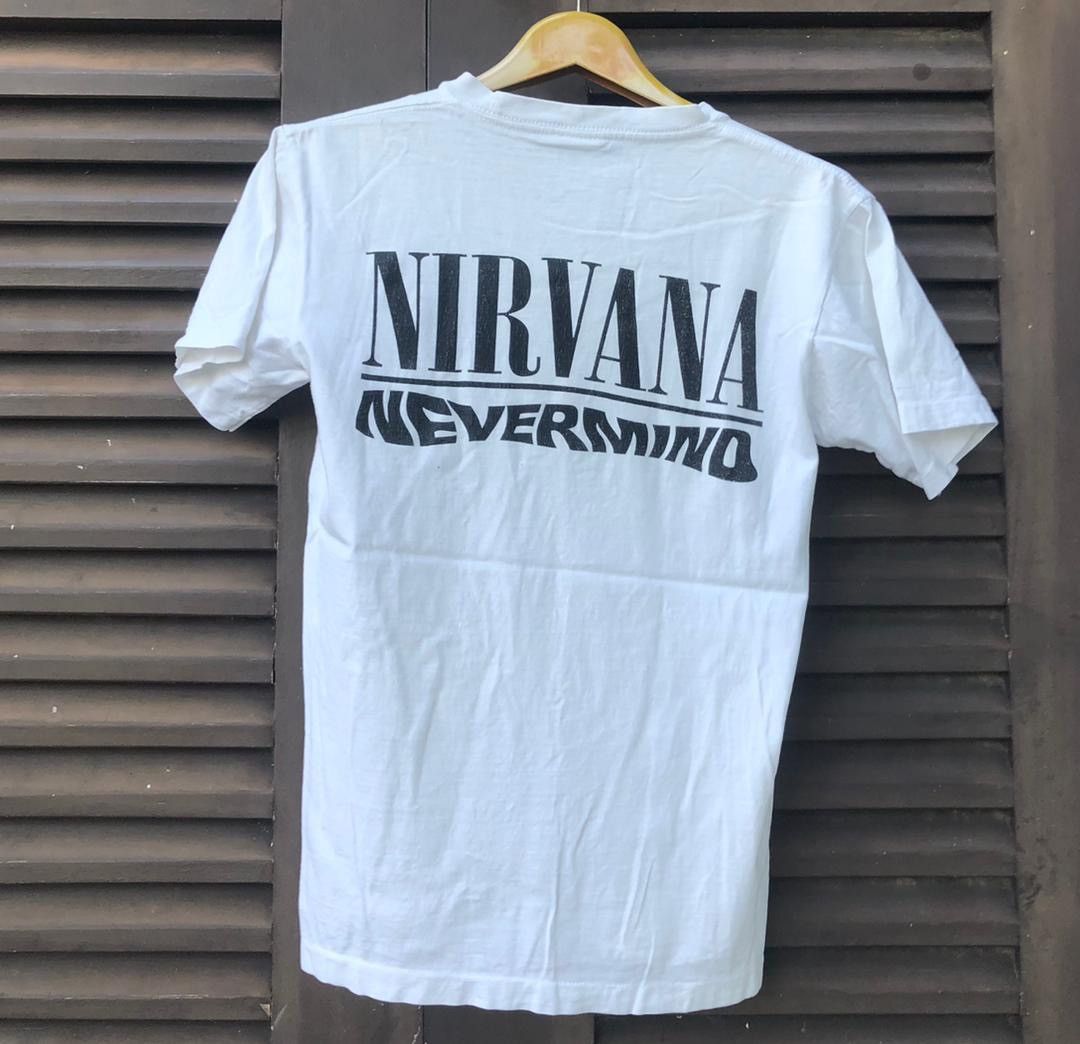 Band Tees × Nirvana × Vintage Vintage NIRVANA bootleg tee 90s Size US M / EU 48-50 / 2 - 2 Thumbnail