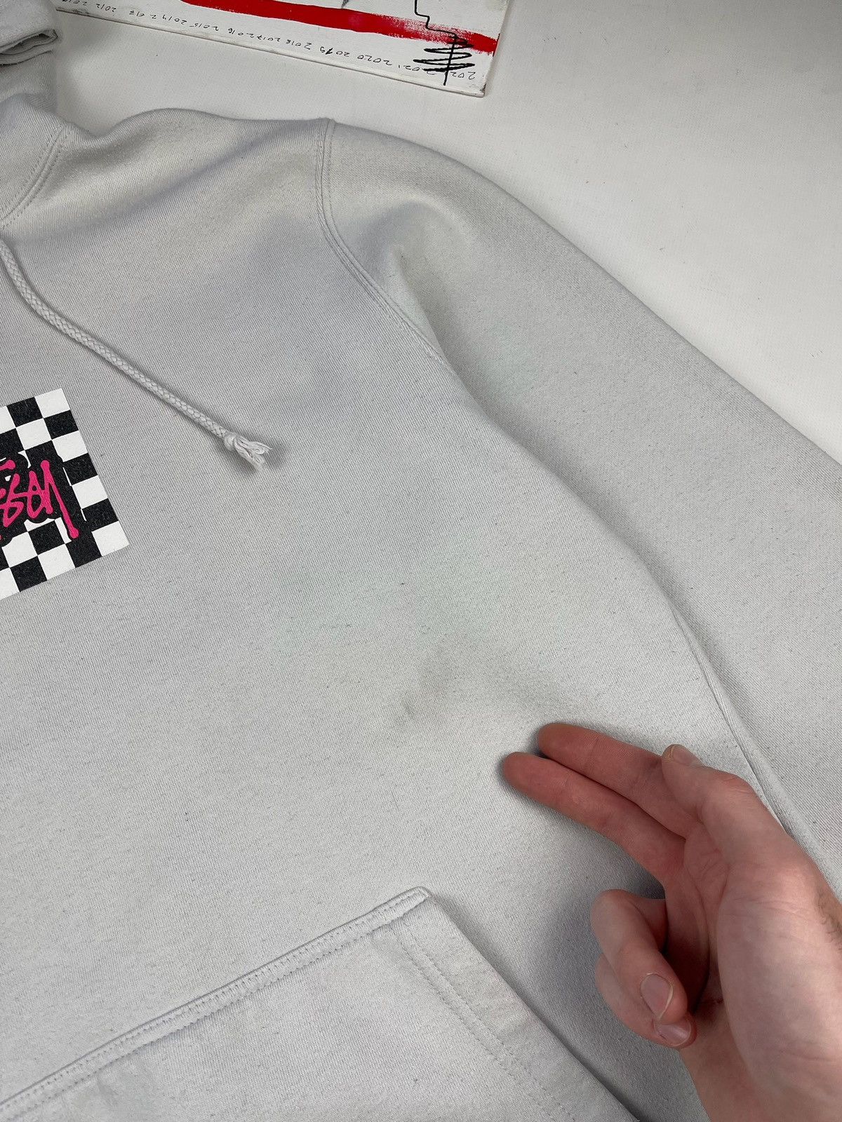 Stussy 🔥Vintage Stussy World Tour Hoodie Y2K Skate Surf Hype Size US XL / EU 56 / 4 - 6 Thumbnail