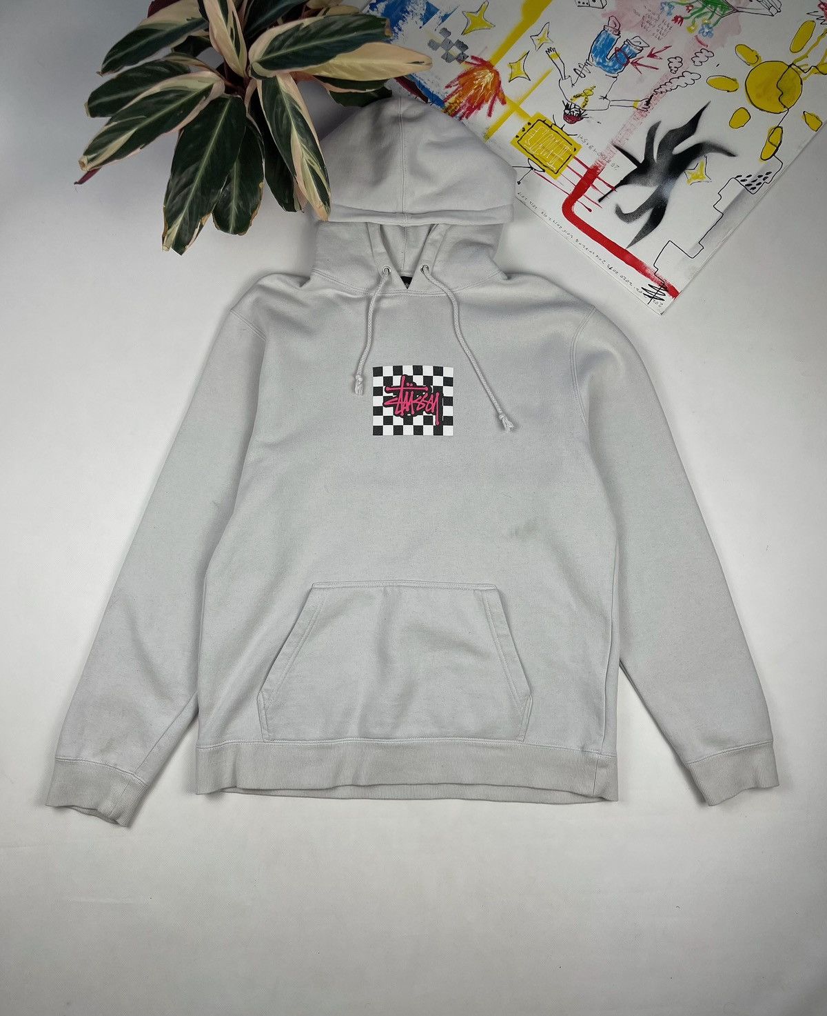 Stussy 🔥Vintage Stussy World Tour Hoodie Y2K Skate Surf Hype Size US XL / EU 56 / 4 - 2 Thumbnail