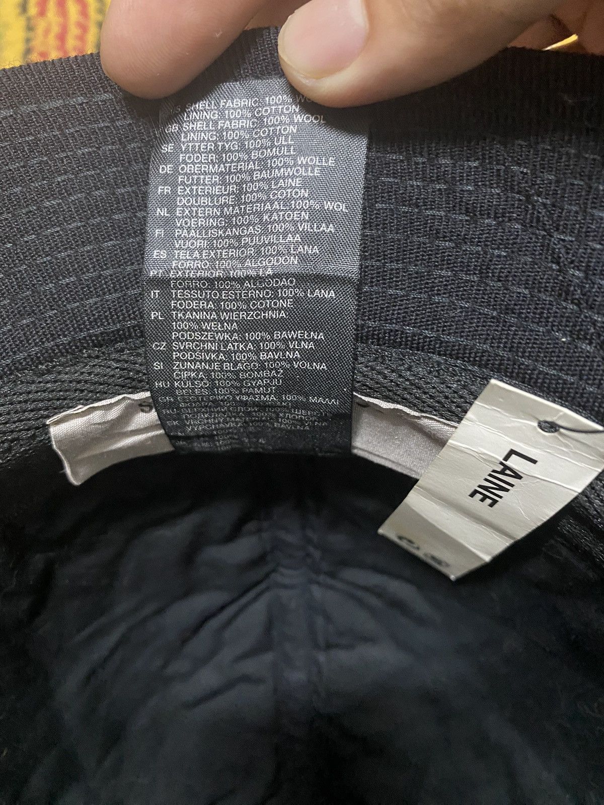 Comme des Garcons Rare 🔥 COMME des Garçons Bucket Wool Super Black Hats Size ONE SIZE - 8 Thumbnail