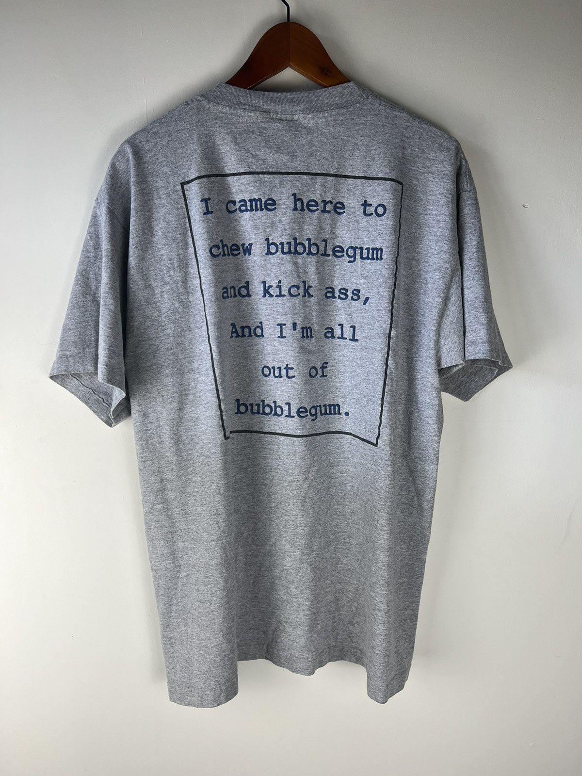 image of R3 John Carpenter They Live Movie Promo Tee in Grey, Men's (Size XL)
