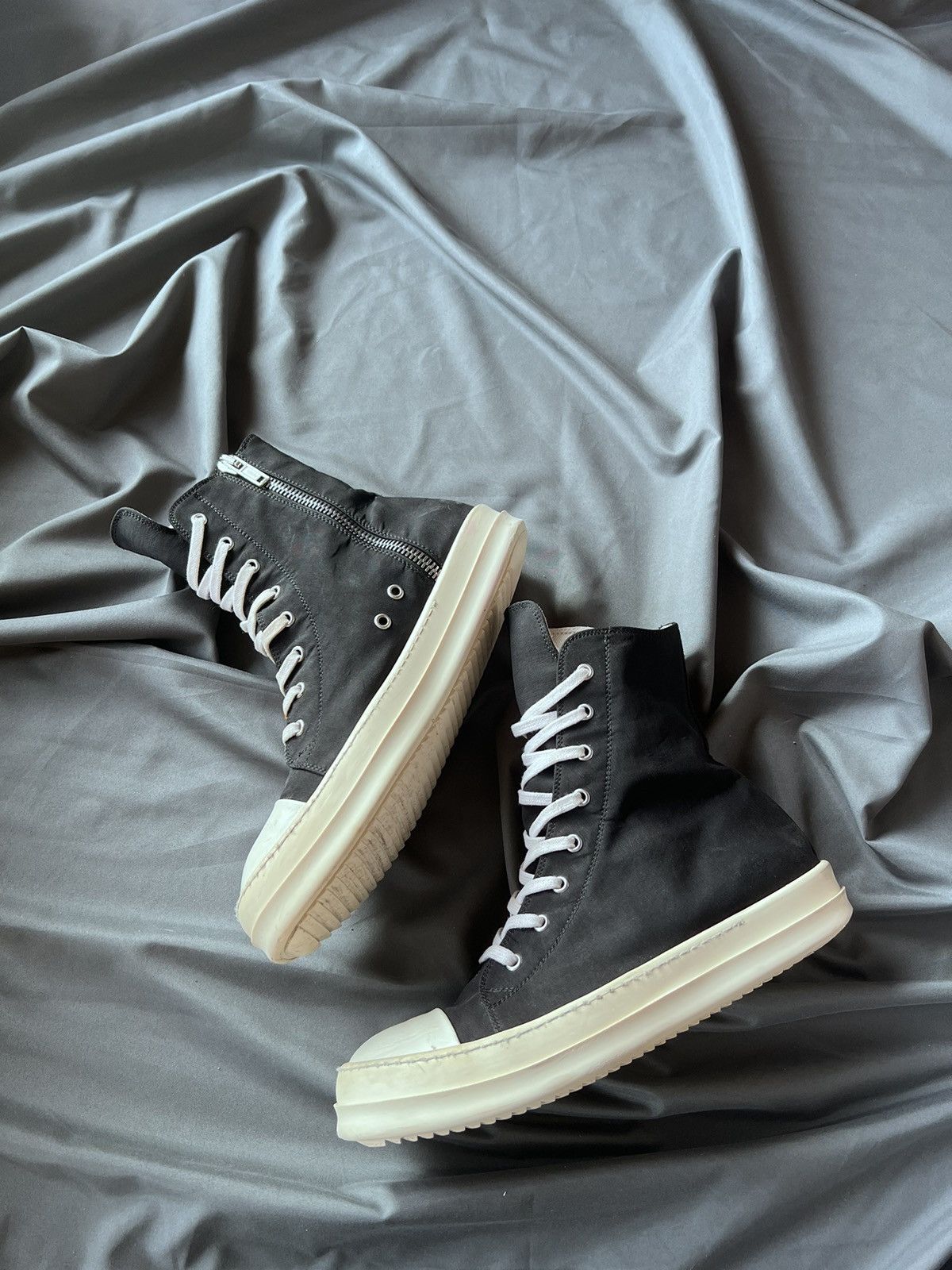 Rick Owens × Rick Owens Drkshdw Rick owens drkshdw ramones hi-top size43 |  Grailed