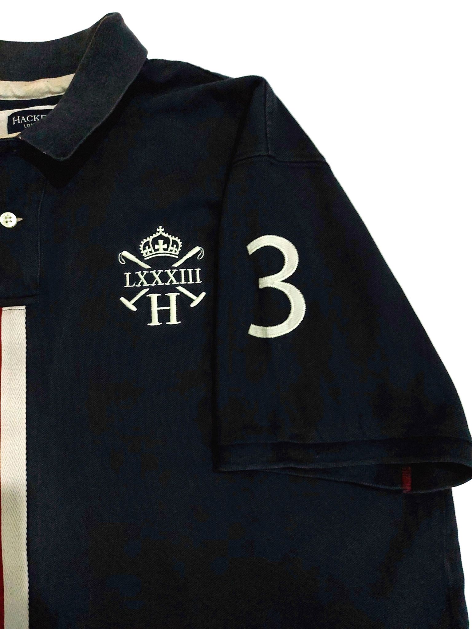 Designer × Hackett RARE! HACKETT POLO TEAM LOGO POLO SHIRT Size US XXL / EU 58 / 5 - 7 Thumbnail