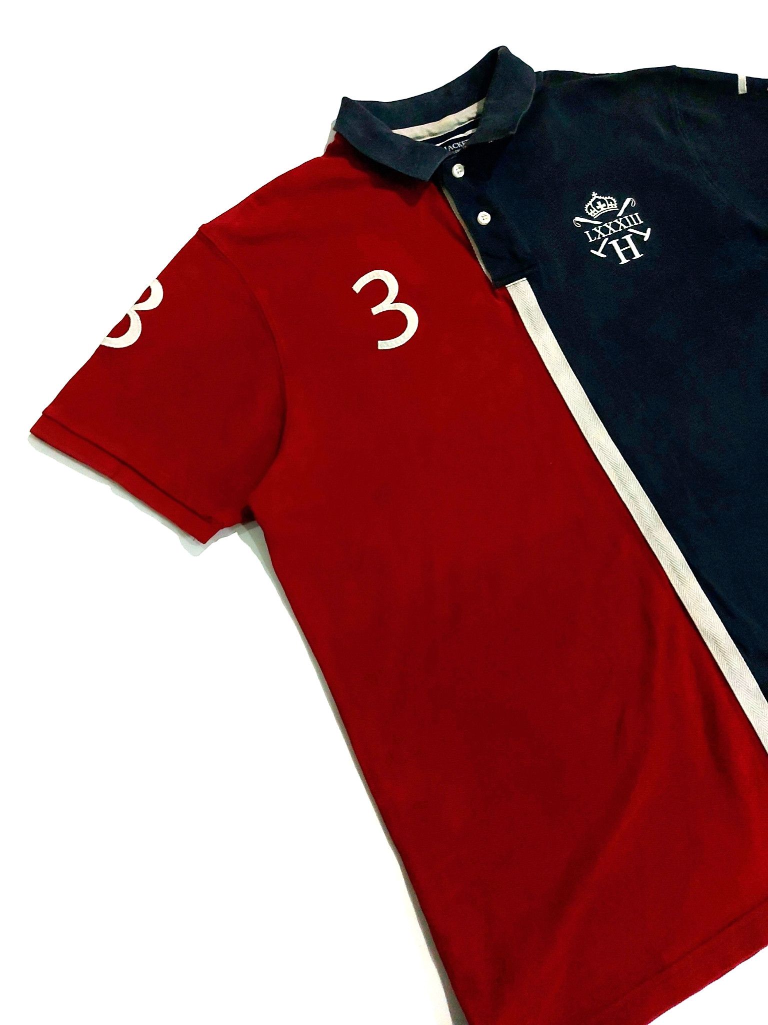 Designer × Hackett RARE! HACKETT POLO TEAM LOGO POLO SHIRT Size US XXL / EU 58 / 5 - 4 Thumbnail