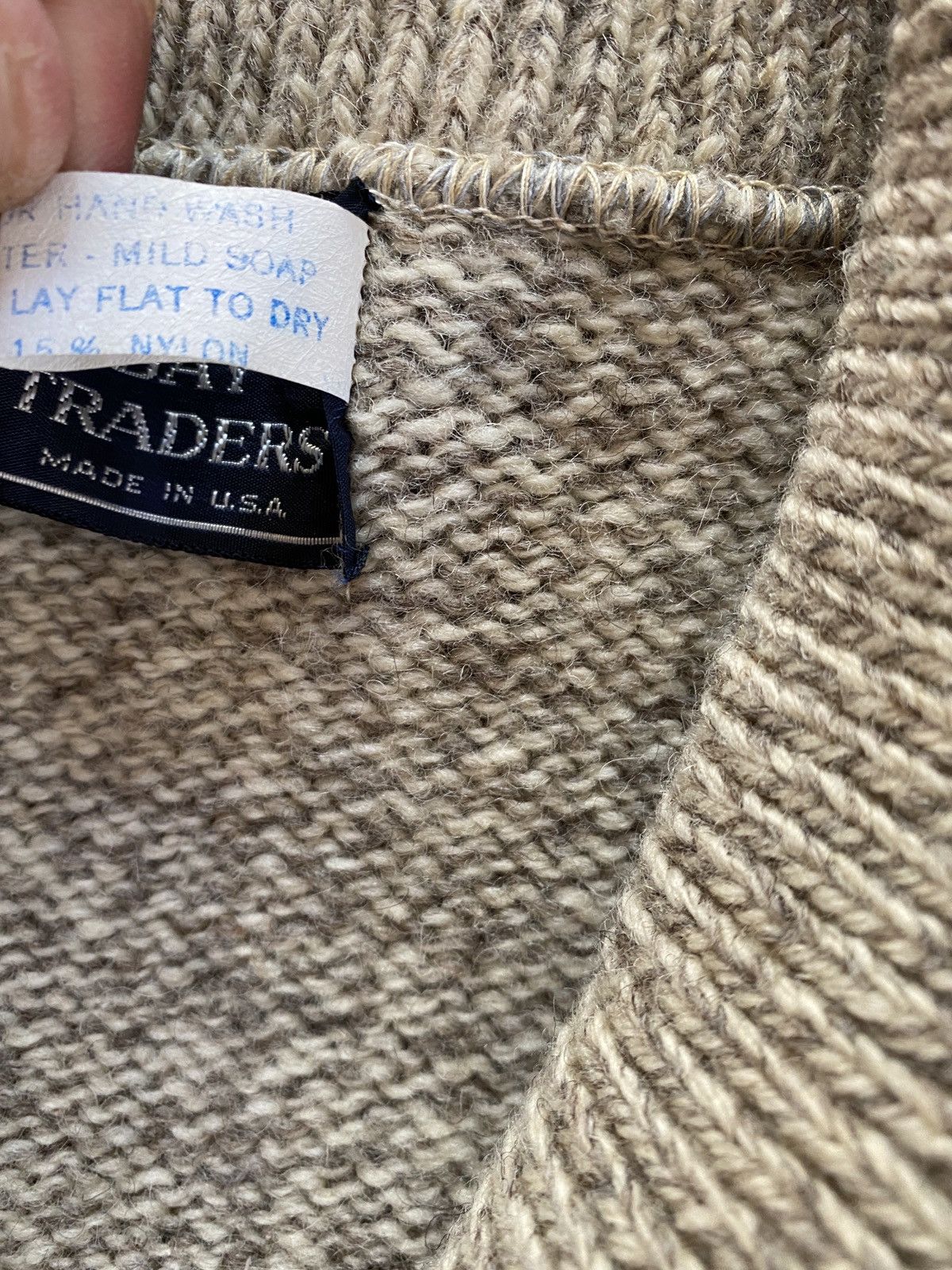 Vintage Vintage 70’s Peconic Bay Traders Cowl Neck Knit Sweater Size US S / EU 44-46 / 1 - 6 Thumbnail
