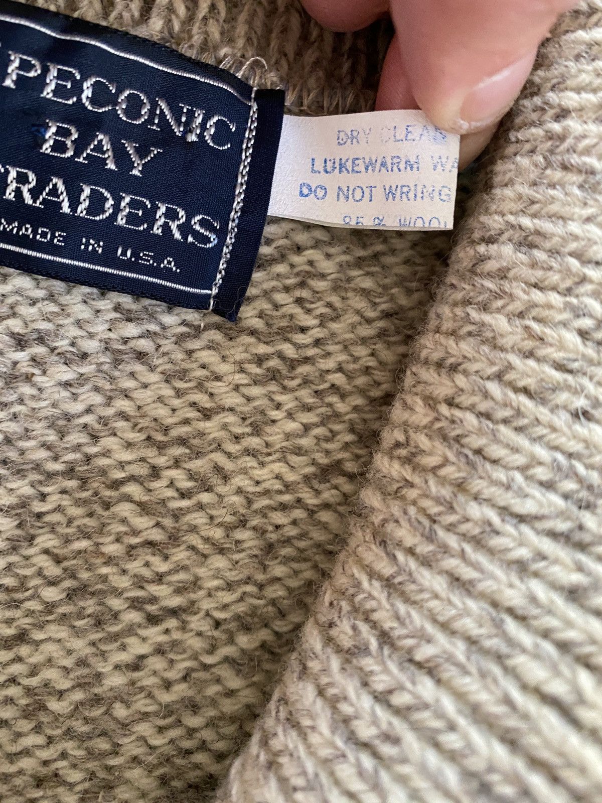 Vintage Vintage 70’s Peconic Bay Traders Cowl Neck Knit Sweater Size US S / EU 44-46 / 1 - 5 Thumbnail