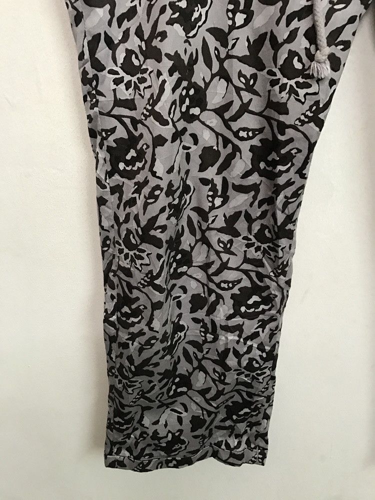 HARE HARE Floral Flower Drawstring Cropped Trouser Pant Size US 32 / EU 48 - 8 Thumbnail