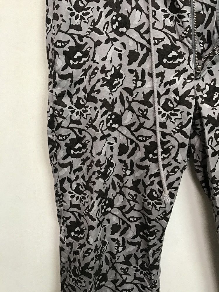 HARE HARE Floral Flower Drawstring Cropped Trouser Pant Size US 32 / EU 48 - 7 Thumbnail