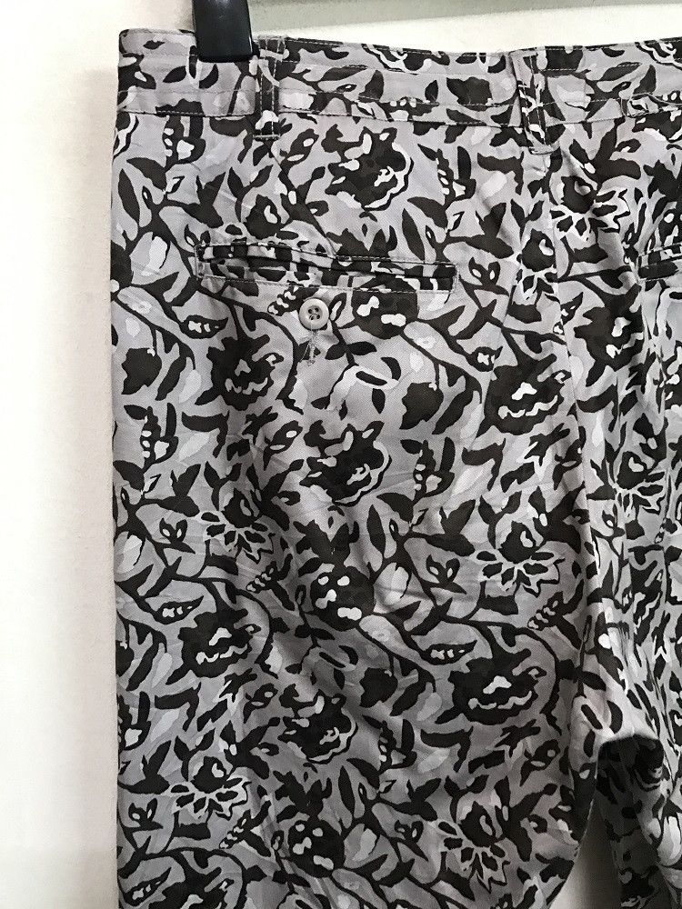 HARE HARE Floral Flower Drawstring Cropped Trouser Pant Size US 32 / EU 48 - 12 Thumbnail
