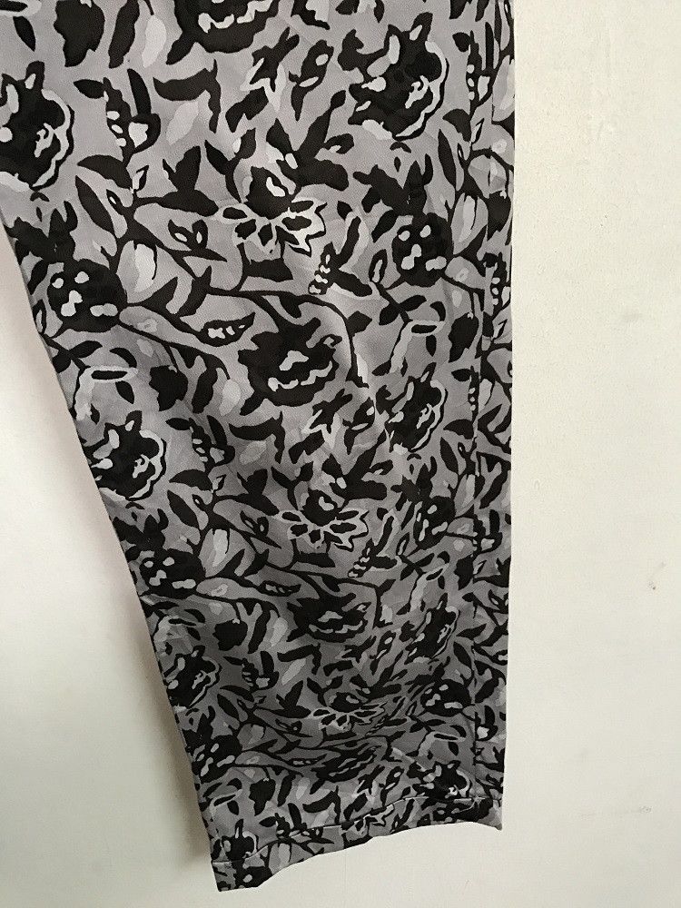 HARE HARE Floral Flower Drawstring Cropped Trouser Pant Size US 32 / EU 48 - 10 Thumbnail