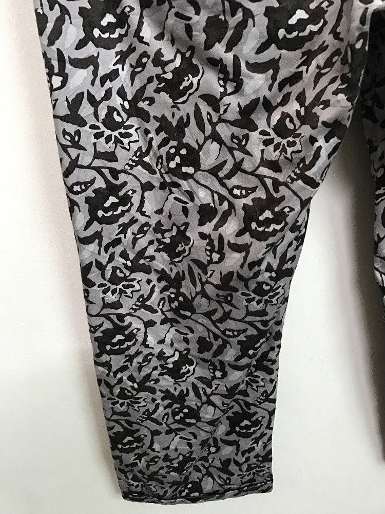 HARE HARE Floral Flower Drawstring Cropped Trouser Pant Size US 32 / EU 48 - 14 Thumbnail