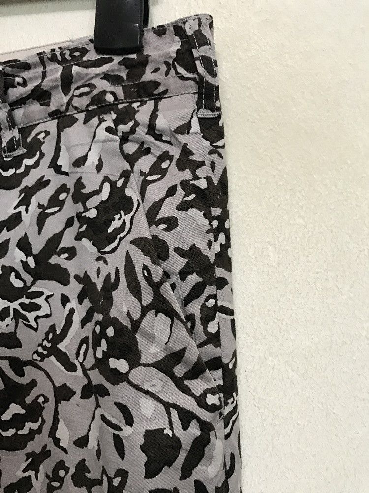 HARE HARE Floral Flower Drawstring Cropped Trouser Pant Size US 32 / EU 48 - 4 Thumbnail