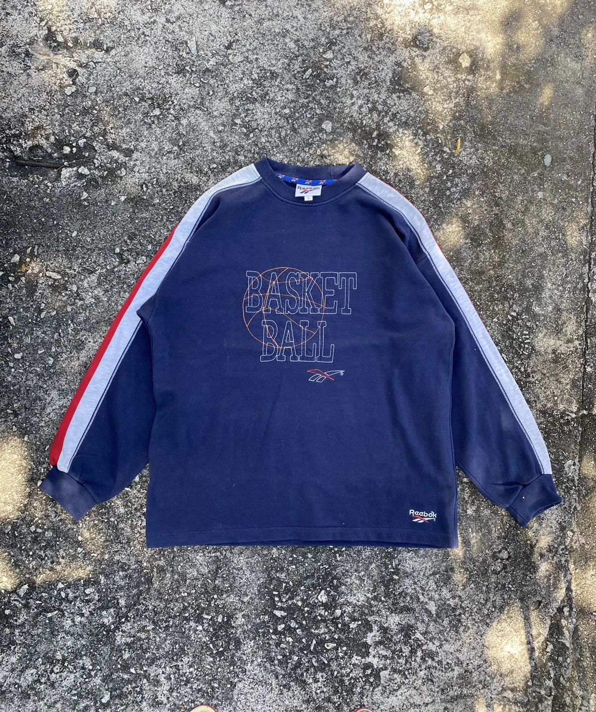 NBA Vintage Reebok Basketball Sweatshirt Size US L / EU 52-54 / 3 - 1 Thumbnail