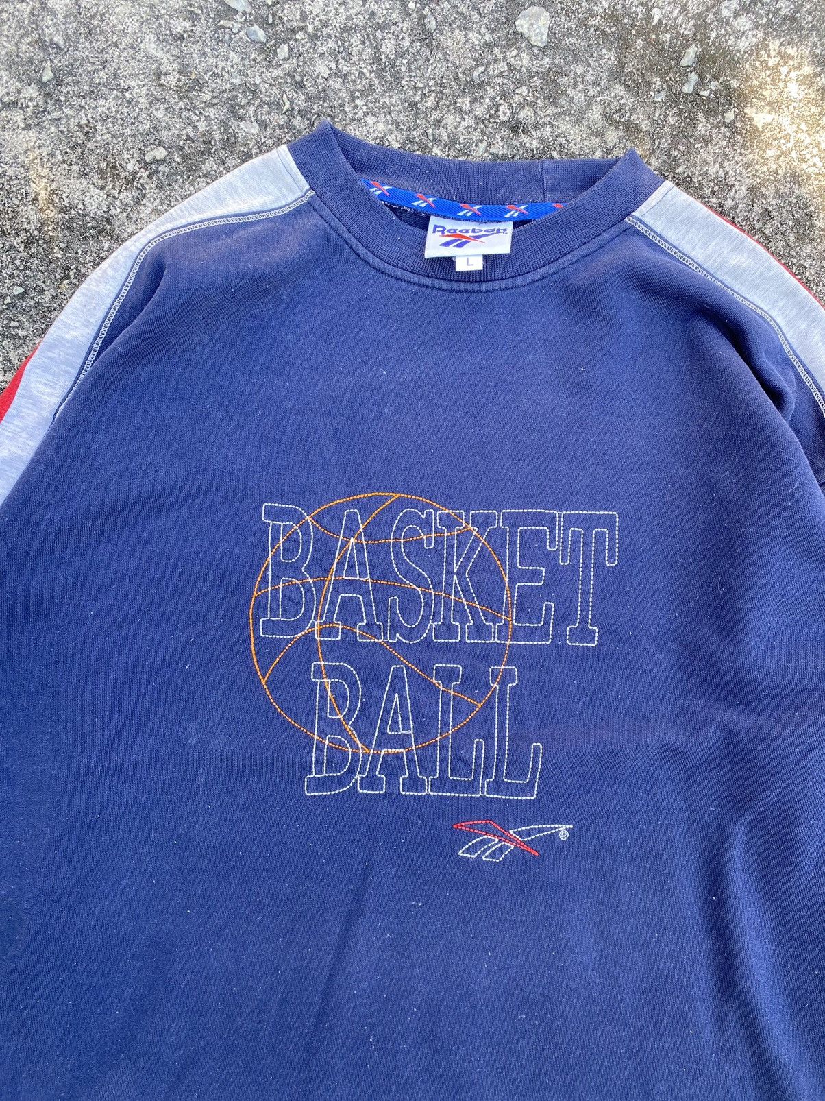 NBA Vintage Reebok Basketball Sweatshirt Size US L / EU 52-54 / 3 - 2 Thumbnail