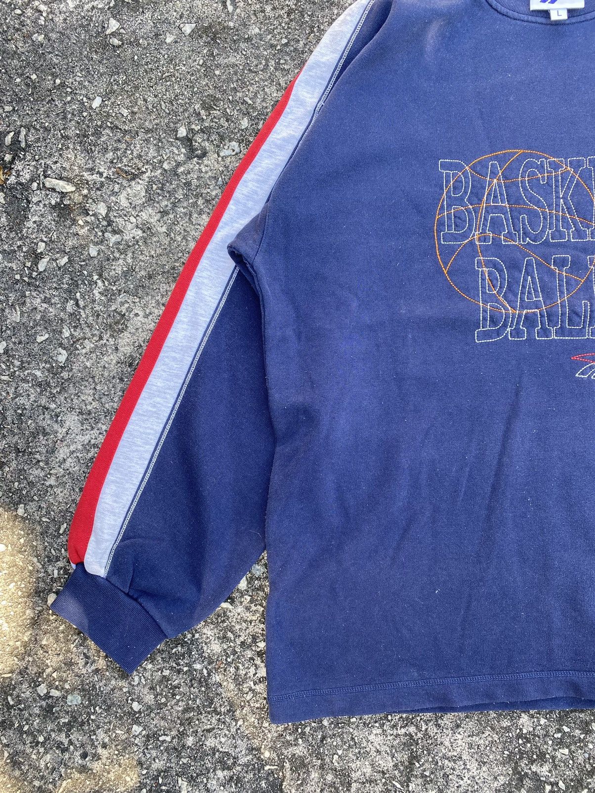 NBA Vintage Reebok Basketball Sweatshirt Size US L / EU 52-54 / 3 - 4 Thumbnail