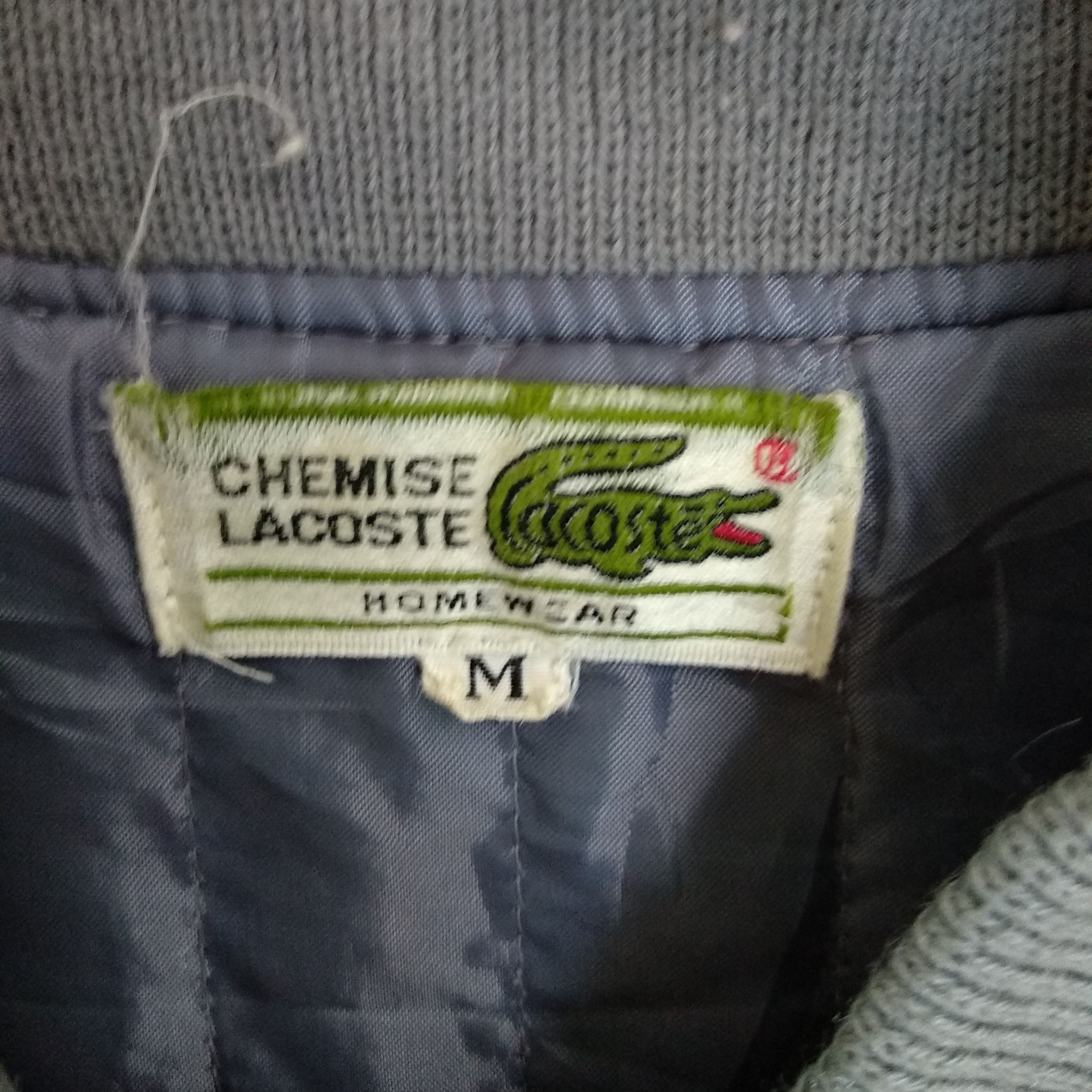 Lacoste Vintage 90's LACOSTE Utility Fleece Vest Jacket Size US M / EU 48-50 / 2 - 8 Thumbnail