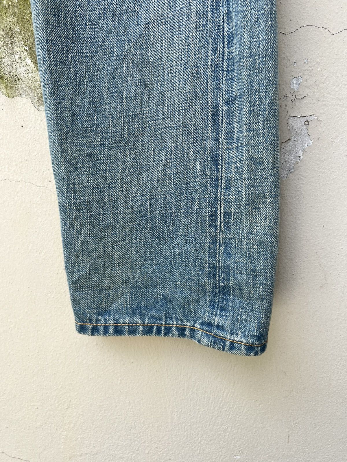 Comme des Garcons Vintage 2004 Junya Watanabe CDG Selvedge Denim Mudded Jeans Size US 31 - 14 Thumbnail