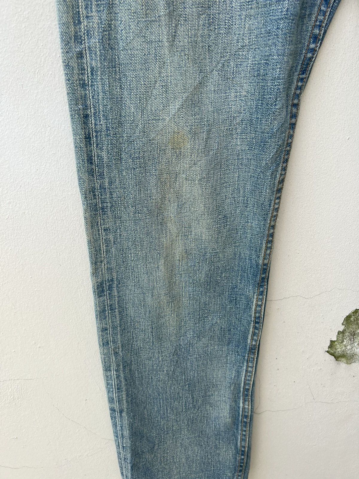 Comme des Garcons Vintage 2004 Junya Watanabe CDG Selvedge Denim Mudded Jeans Size US 31 - 10 Thumbnail