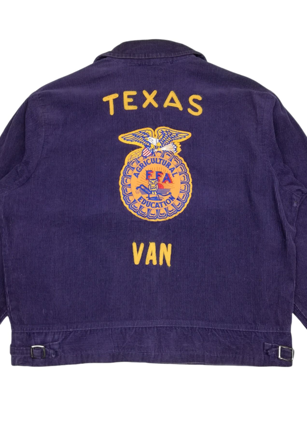 Vintage 🔥Agricultural FFA Education Corduroy Jacket Chain Stitched Size US L / EU 52-54 / 3 - 17 Thumbnail