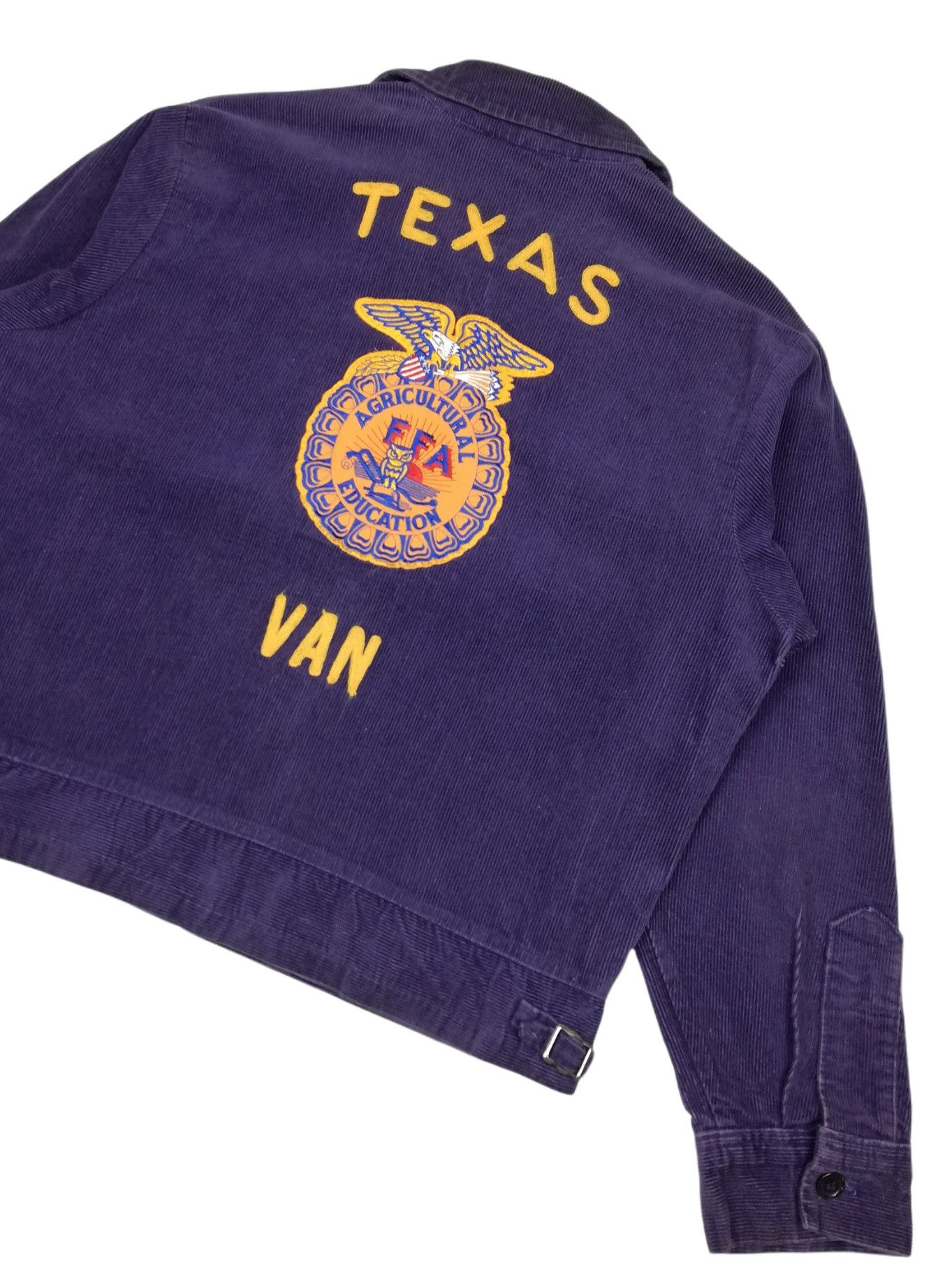 Vintage 🔥Agricultural FFA Education Corduroy Jacket Chain Stitched Size US L / EU 52-54 / 3 - 16 Thumbnail