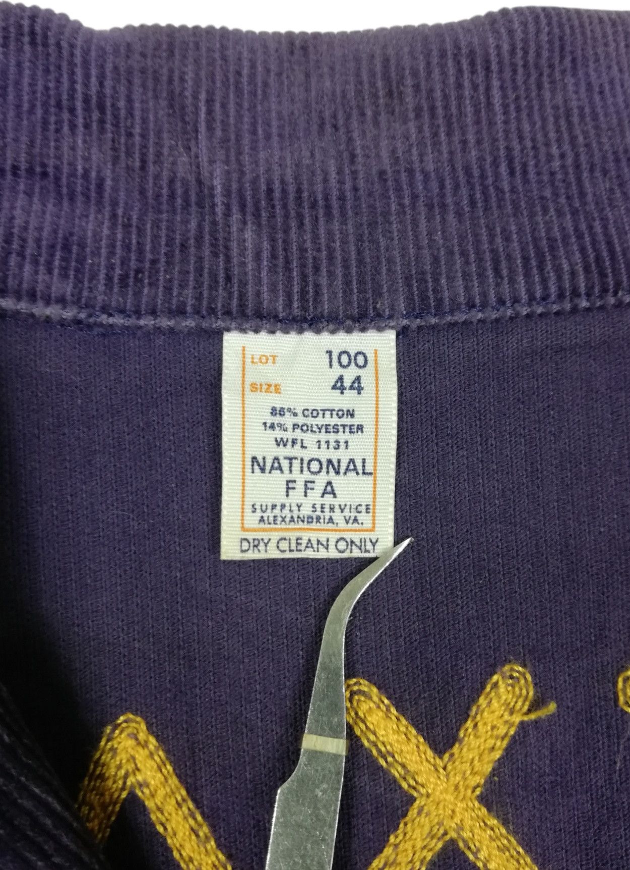 Vintage 🔥Agricultural FFA Education Corduroy Jacket Chain Stitched Size US L / EU 52-54 / 3 - 12 Thumbnail