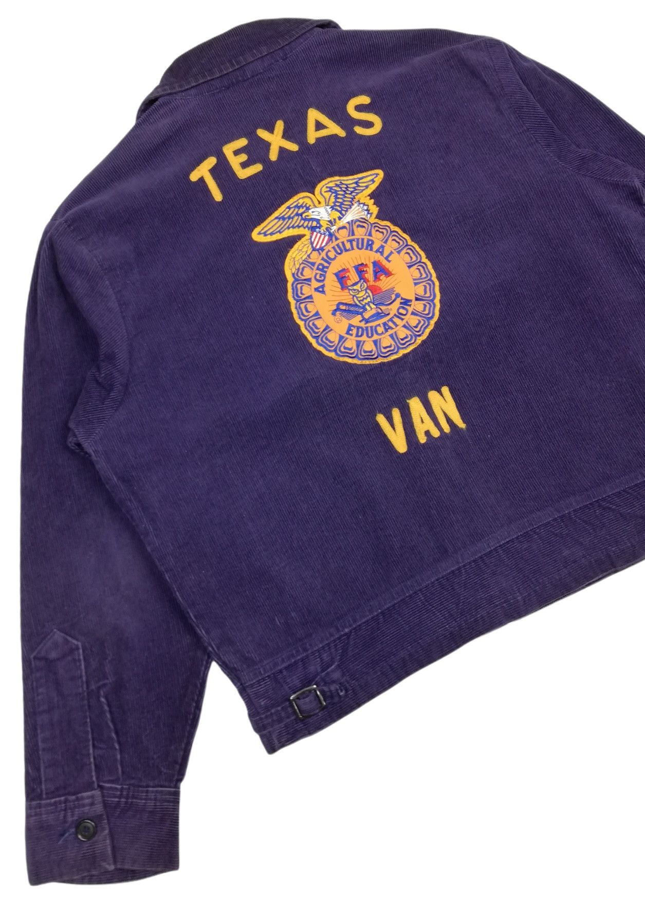 Vintage 🔥Agricultural FFA Education Corduroy Jacket Chain Stitched Size US L / EU 52-54 / 3 - 15 Thumbnail
